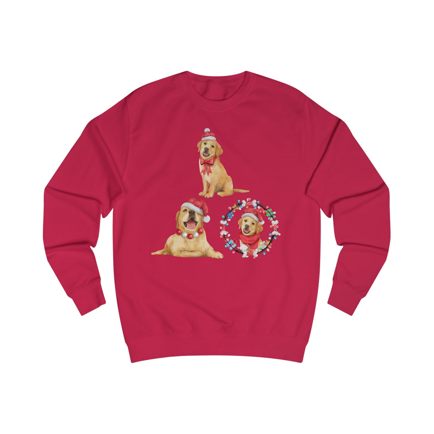 Golden Retriever Christmas SweatShirt for Christmas present for Dog Lover gift for Christmas Dogs Sweatshirts for Golden Retriever Mom Sweater