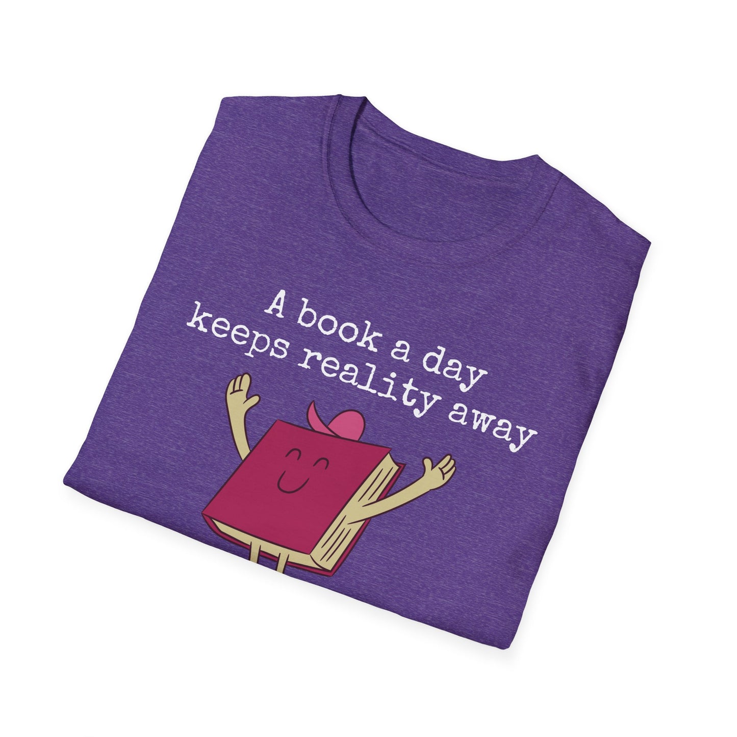 Bookish T Shirt for Reading Lover gift for Book Lover Tshirt Reading Shirt for BookWorm gifts for her A Book A Day Keeps Reality Away Tee