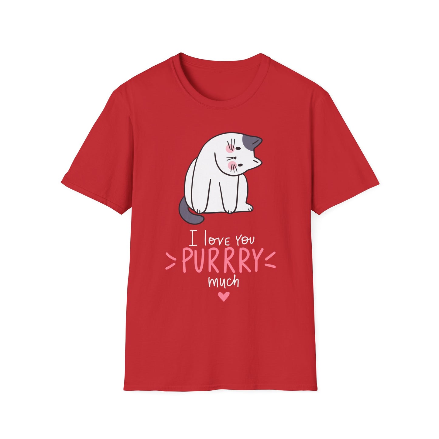 Cute Cat T-Shirt for Cat Lady gifts for Cat Mom Funny Cats Shirt for Cat Lover gift I Love You Purry Much T Shirt