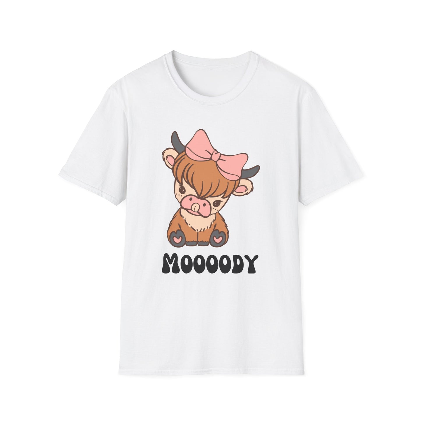 Highland Cow Shirt Funny Moody Cow Themed Shirts for Cow Lover gifts for Farmer gift Funny Cow T-shirt for Cow Theme T Shirt