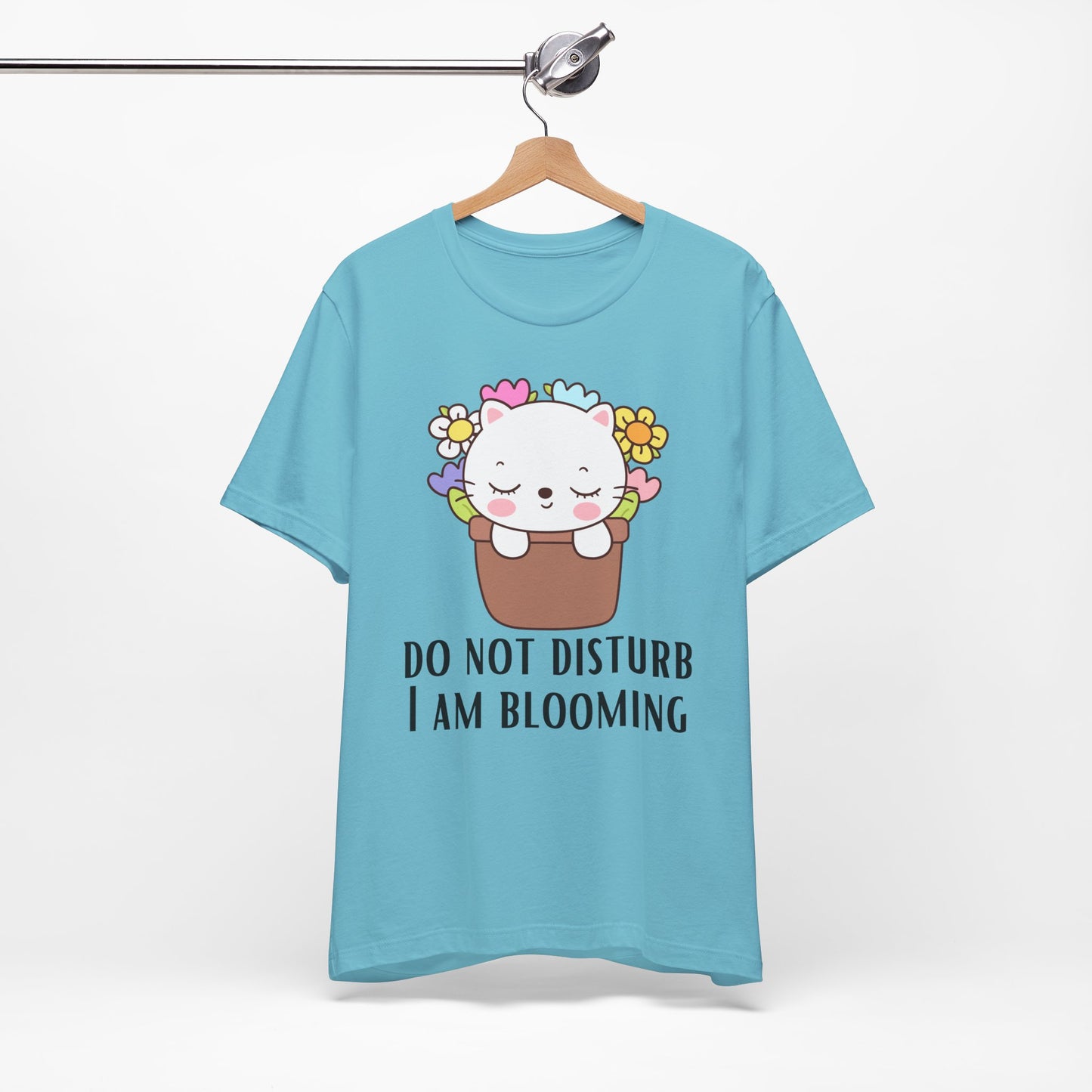 Funny Cat Shirt for Gardner gift Cats & Flower T-Shirt for Mother's Day gifts for Cat Mom T Shirts Do Not Disturb I am Blooming