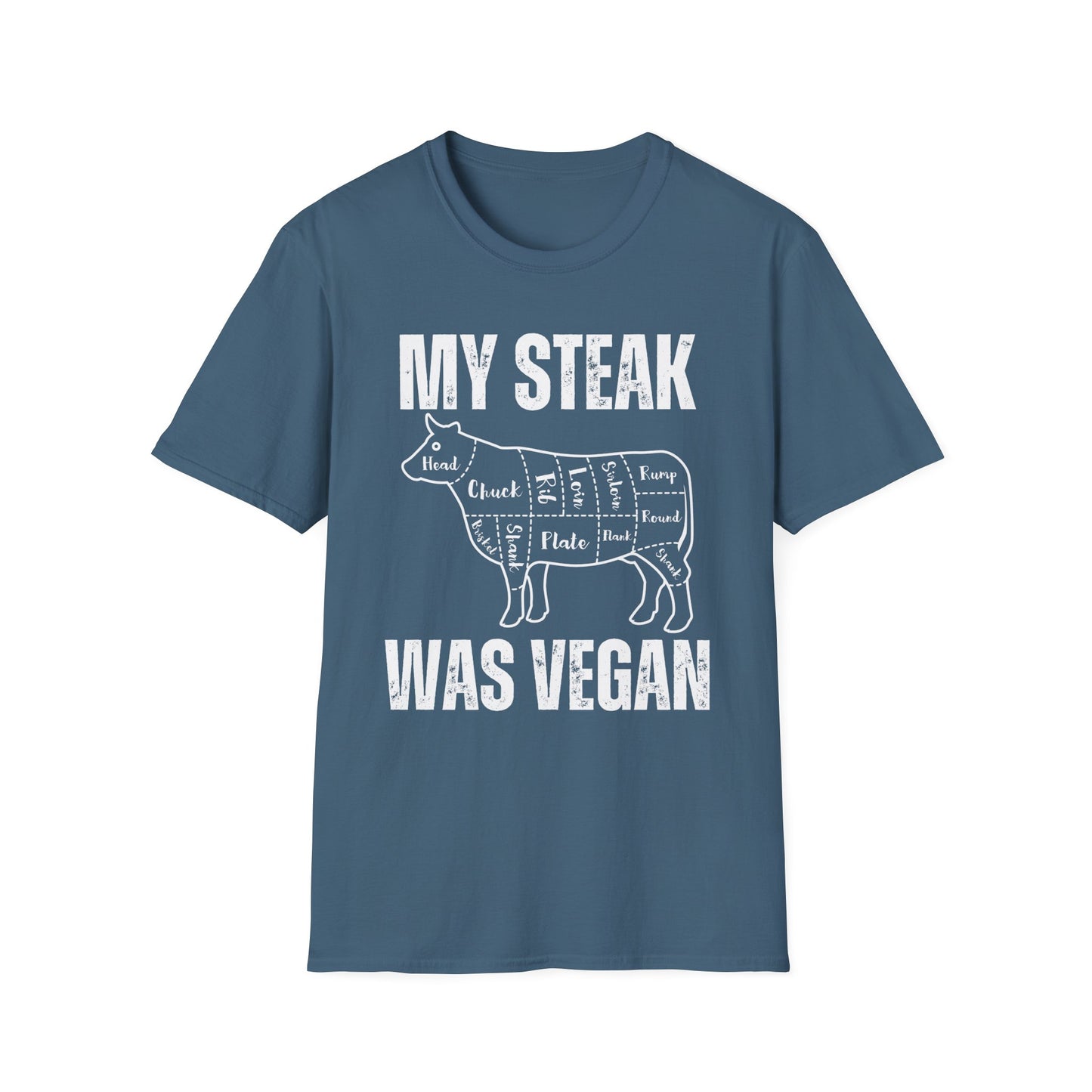 Funny T-shirt for Steak Lover gift for Meat Lover Shirt for Carnivore T Shirt My Steak Was Vegan Tee, Second Hand Vegan