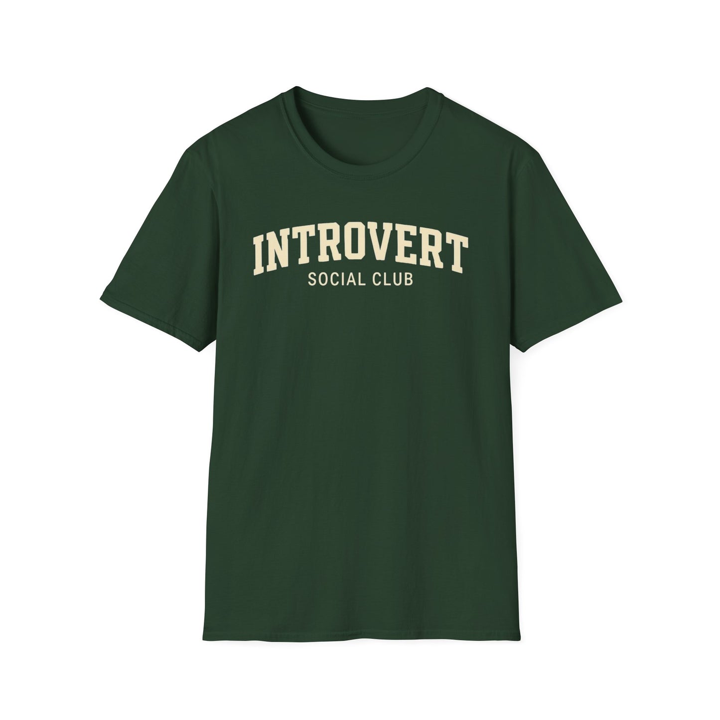 Introvert Social Club FUnny Introverted T-Shirt, Introverted Friend Gifts, Funny Graphic Tee, Social Distancing Shirt, Graphic Tee for