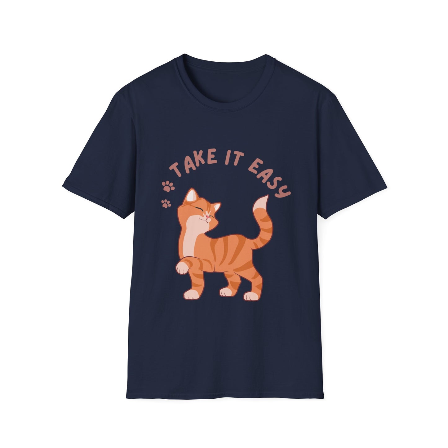 T-shirt Cute Kitten T Shirt for Cat Lover gift for Her Kitten T-Shirt Take It Easy Shirt