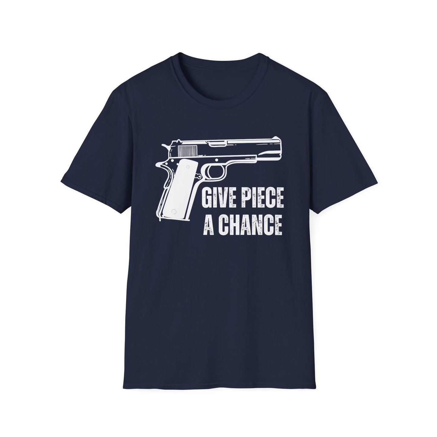 Gun Shirt for 1911 pistol gift for Gun Lover gift for 2nd Amendment T-shirt for Dad gifts for Him - Give Piece A Chance - Funny Shirts