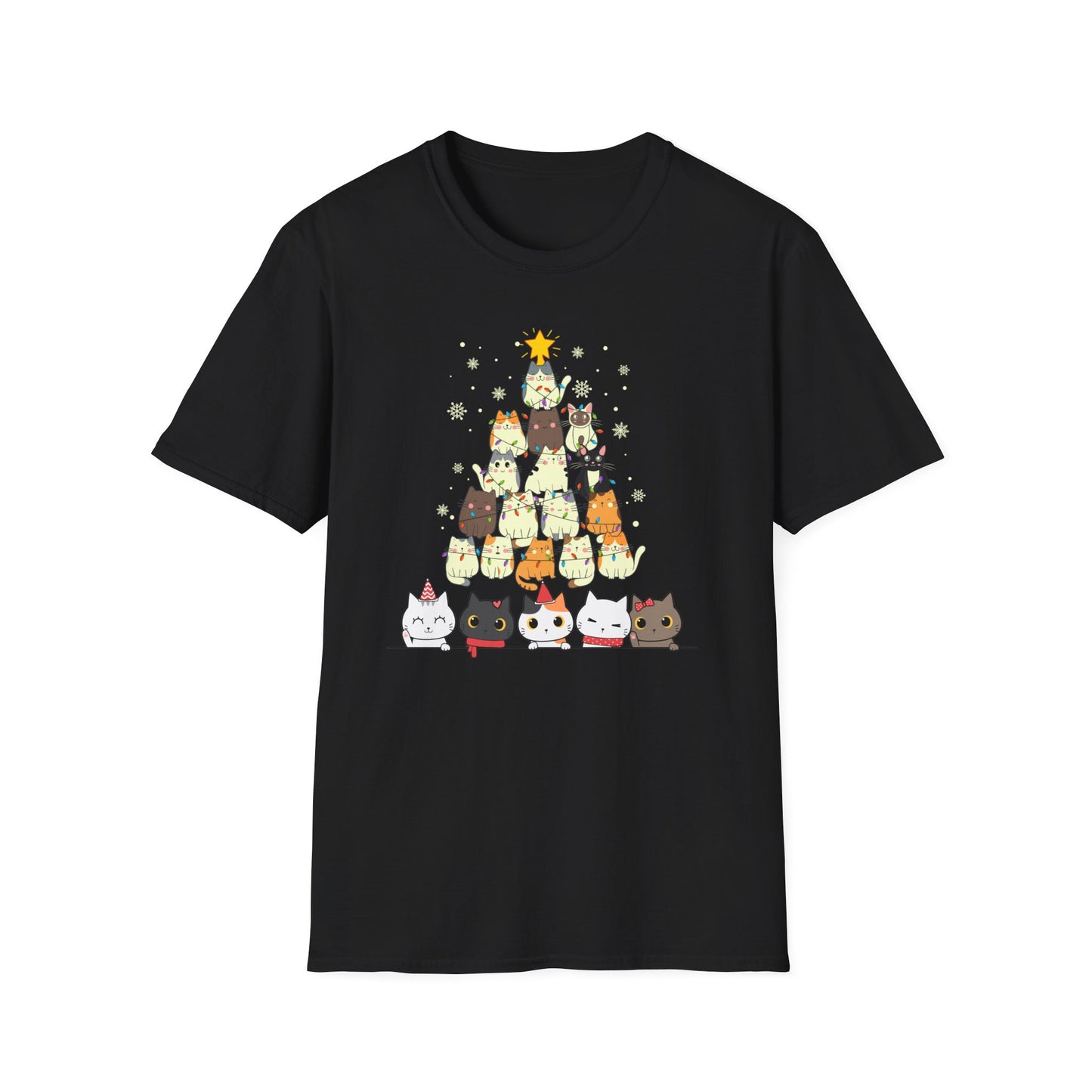 Christmas T Shirt for Kitty Mom gifts for Cat Moms T-shirts for Christmas Tee Shirt for Cat Lover gifts for Her gift for Women's Christmas