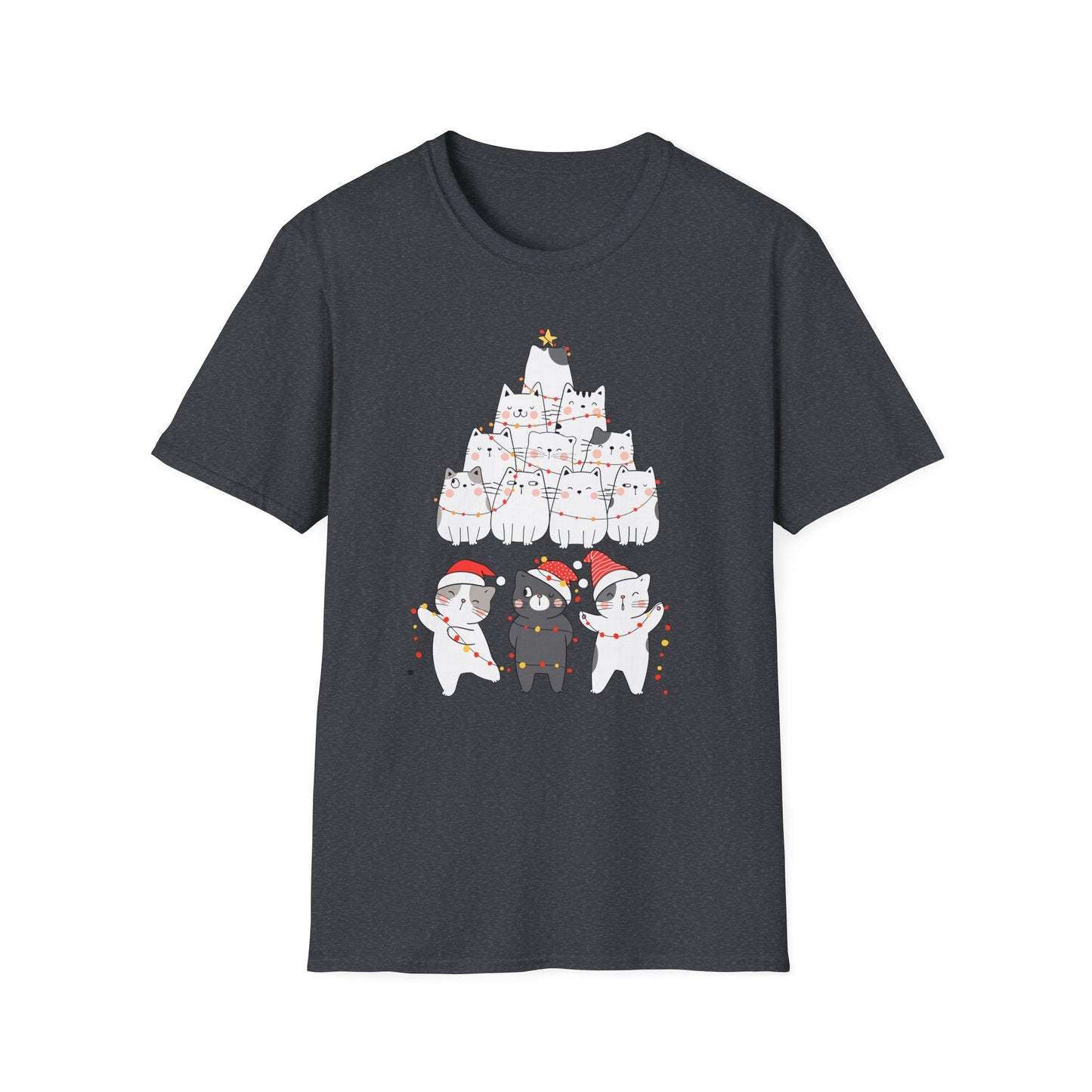 Christmas Lights Shirt for Christmas Party gift for Cat Christmas Presents for Cat Lovers gift for Christmas Funny Shirts Funny Christmas