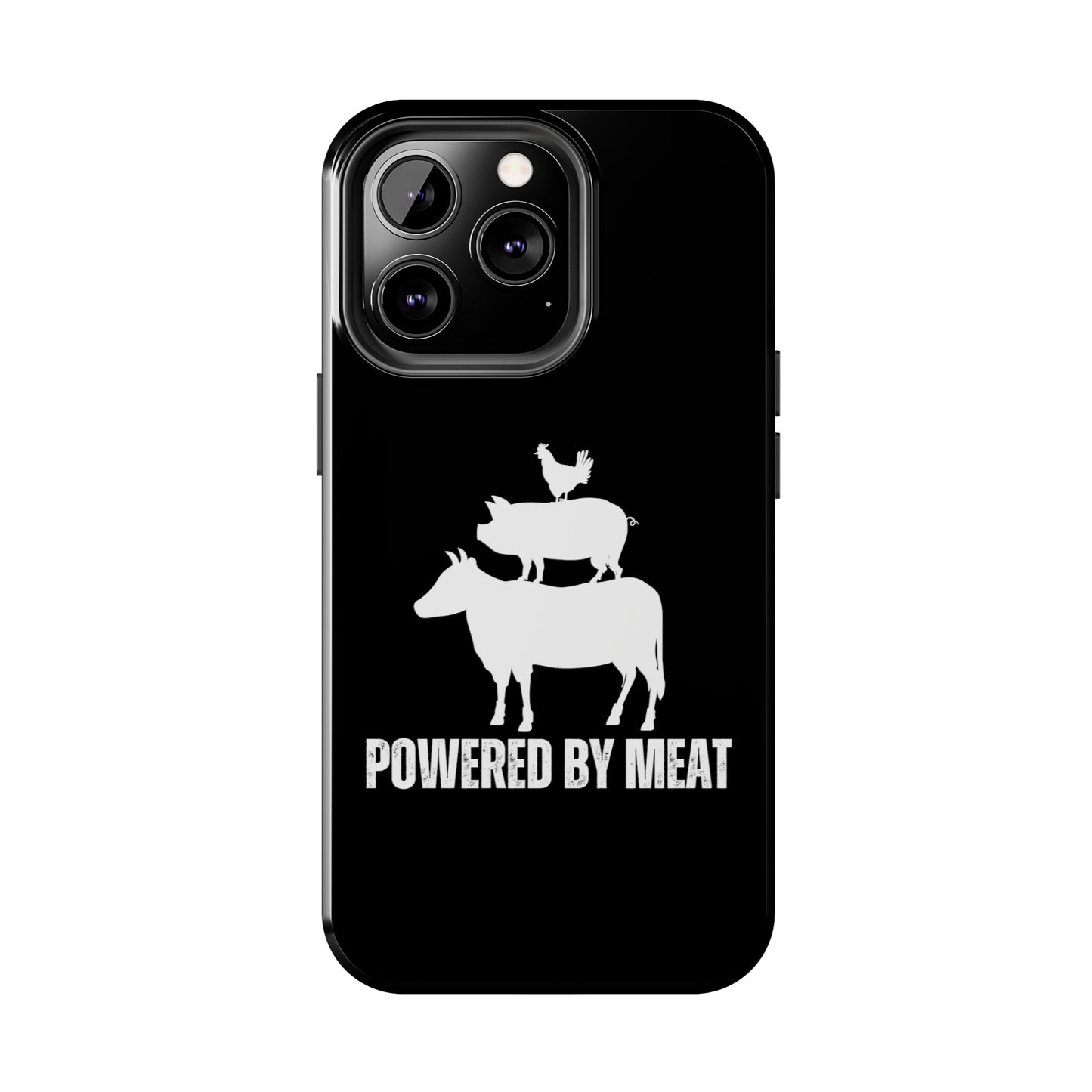 Carnivore Phone Case Powered By Meat Funny Phone case for Carnivore gift for Lion Lover gift for him or her