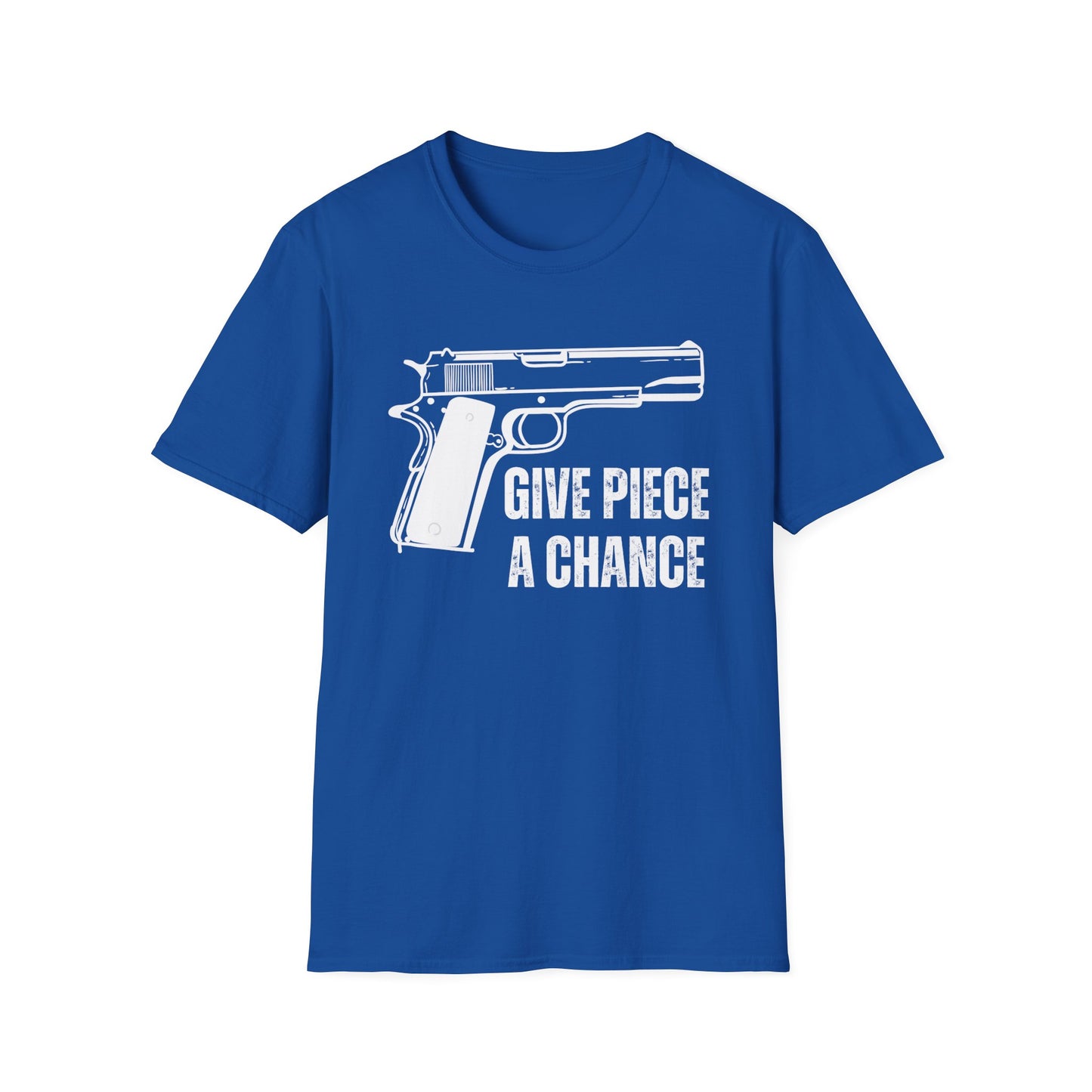 Gun Shirt for 1911 pistol gift for Gun Lover gift for 2nd Amendment T-shirt for Dad gifts for Him - Give Piece A Chance - Funny Shirts
