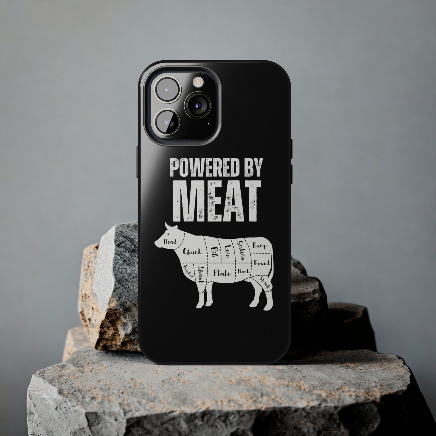 Funny iPhone case for Carnivore gift for Meat Lover gift for BBQ Lover gift for Grilling Grill Master iPhone protective case