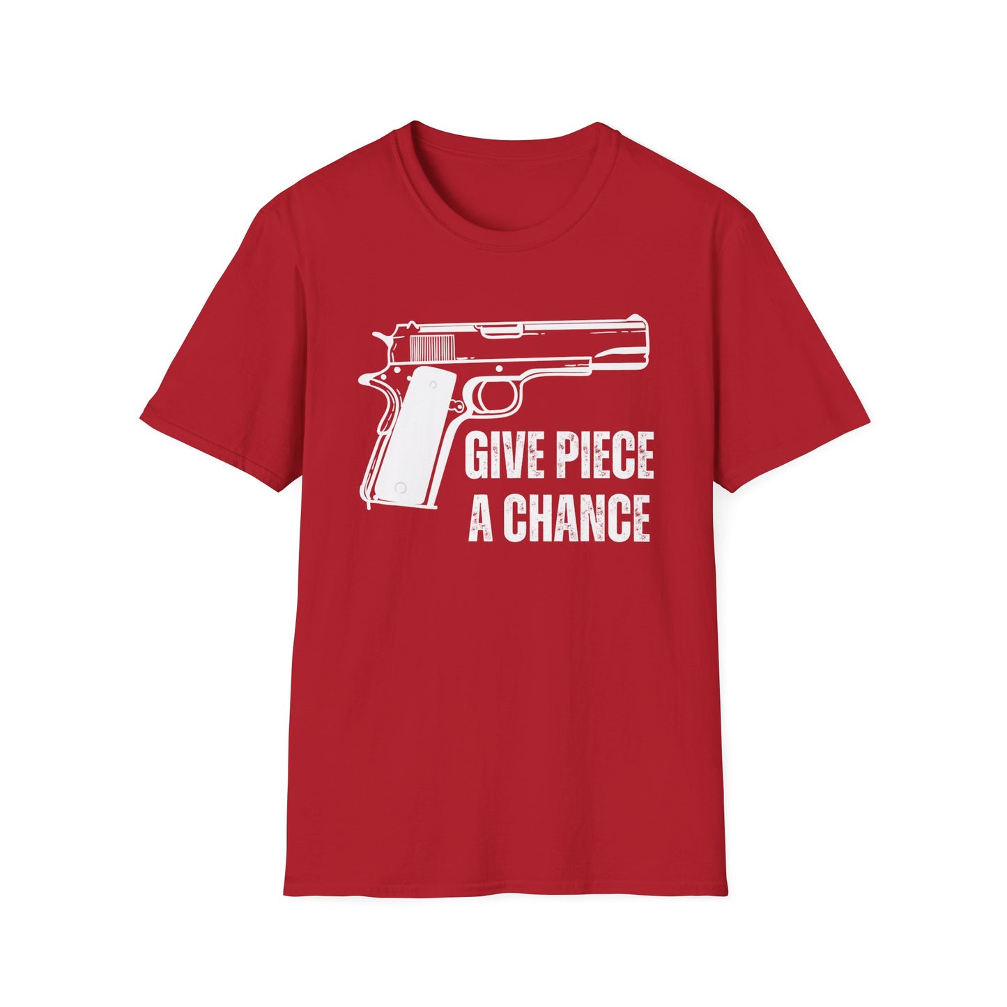 Gun Shirt for 1911 pistol gift for Gun Lover gift for 2nd Amendment T-shirt for Dad gifts for Him - Give Piece A Chance - Funny Shirts