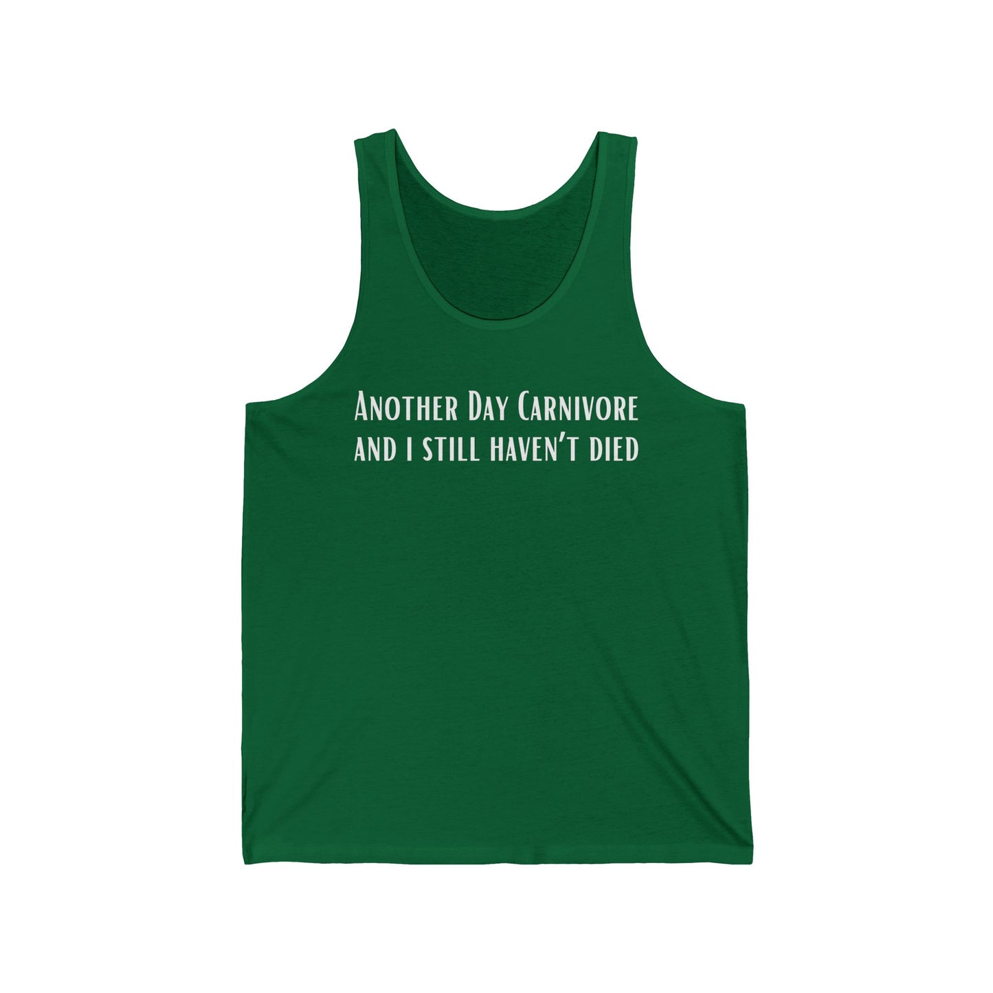Another Day Carnivore and I Still Haven't Died Tank Top for Carnivore Diet gift for Grilling Tank Tops for Working Out gifts for Him gift
