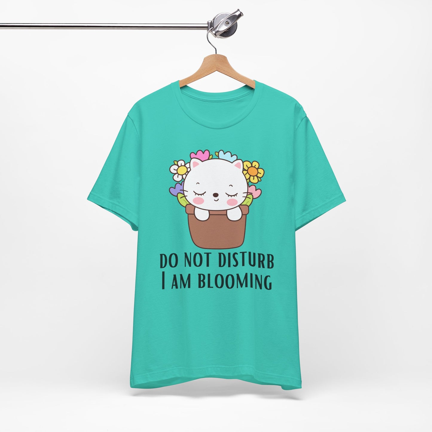Funny Cat Shirt for Gardner gift Cats & Flower T-Shirt for Mother's Day gifts for Cat Mom T Shirts Do Not Disturb I am Blooming