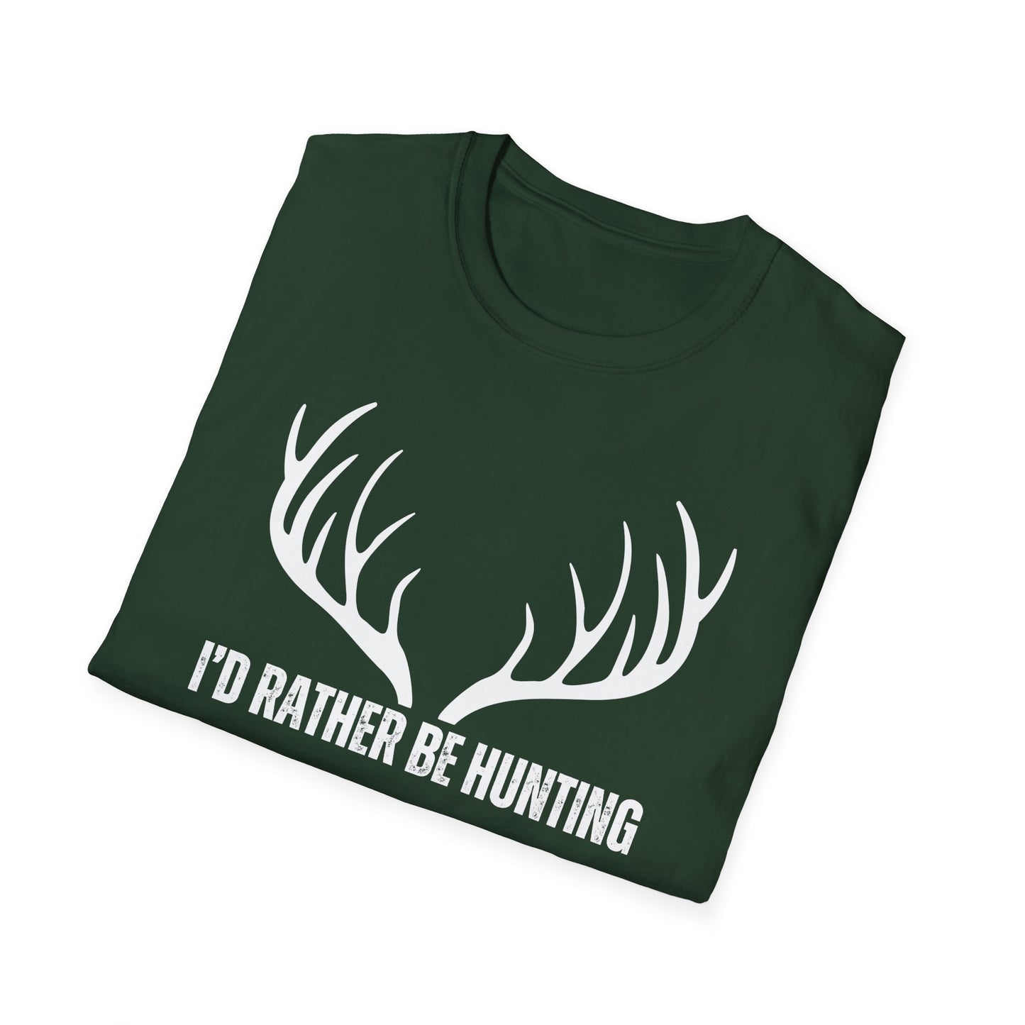 Deer Hunting T Shirts for Deer Hunter gifts for Men I'd Rather Be Hunting Shirts for Hunting gifts for Mens presents for Christmas present