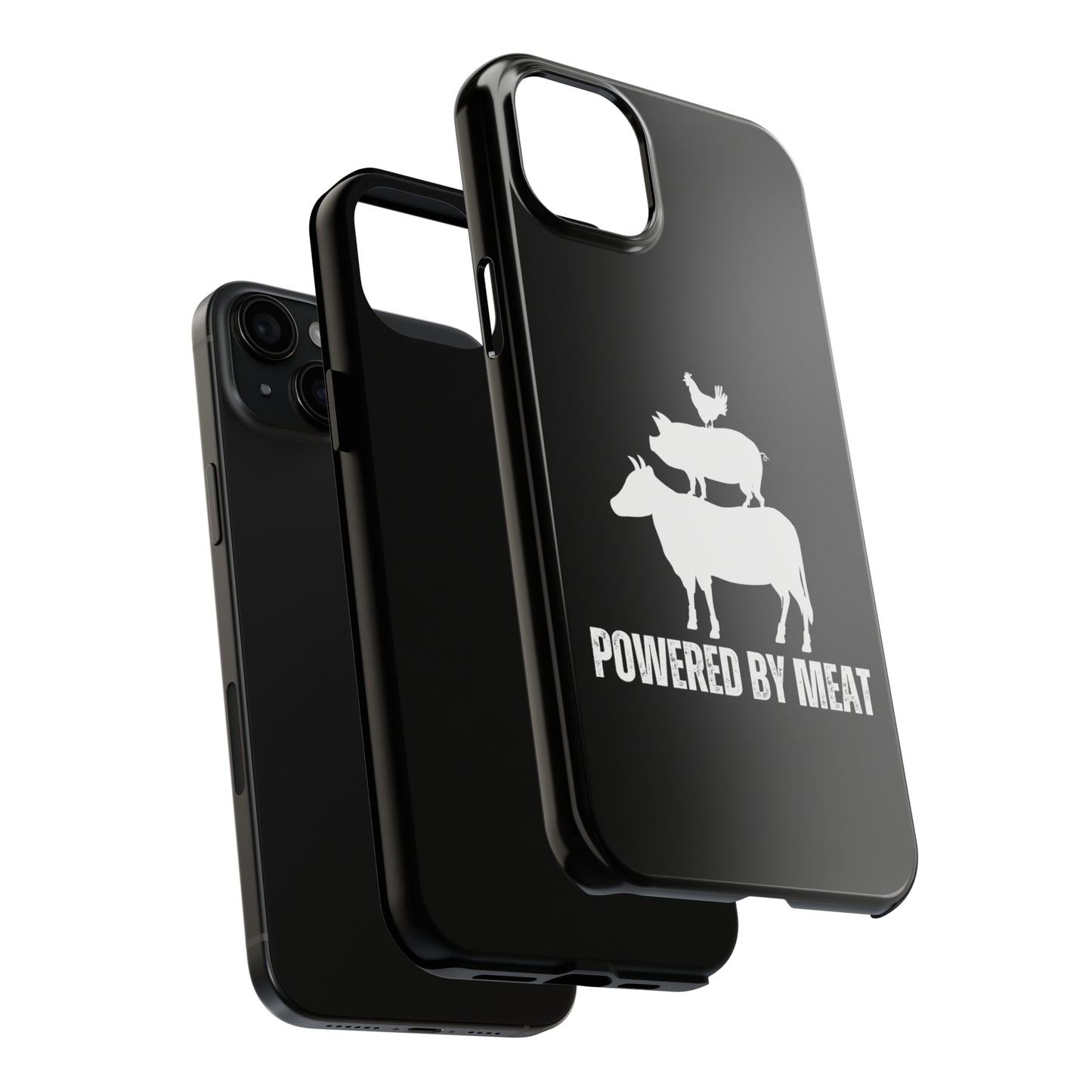 Carnivore Phone Case Powered By Meat Funny Phone case for Carnivore gift for Lion Lover gift for him or her