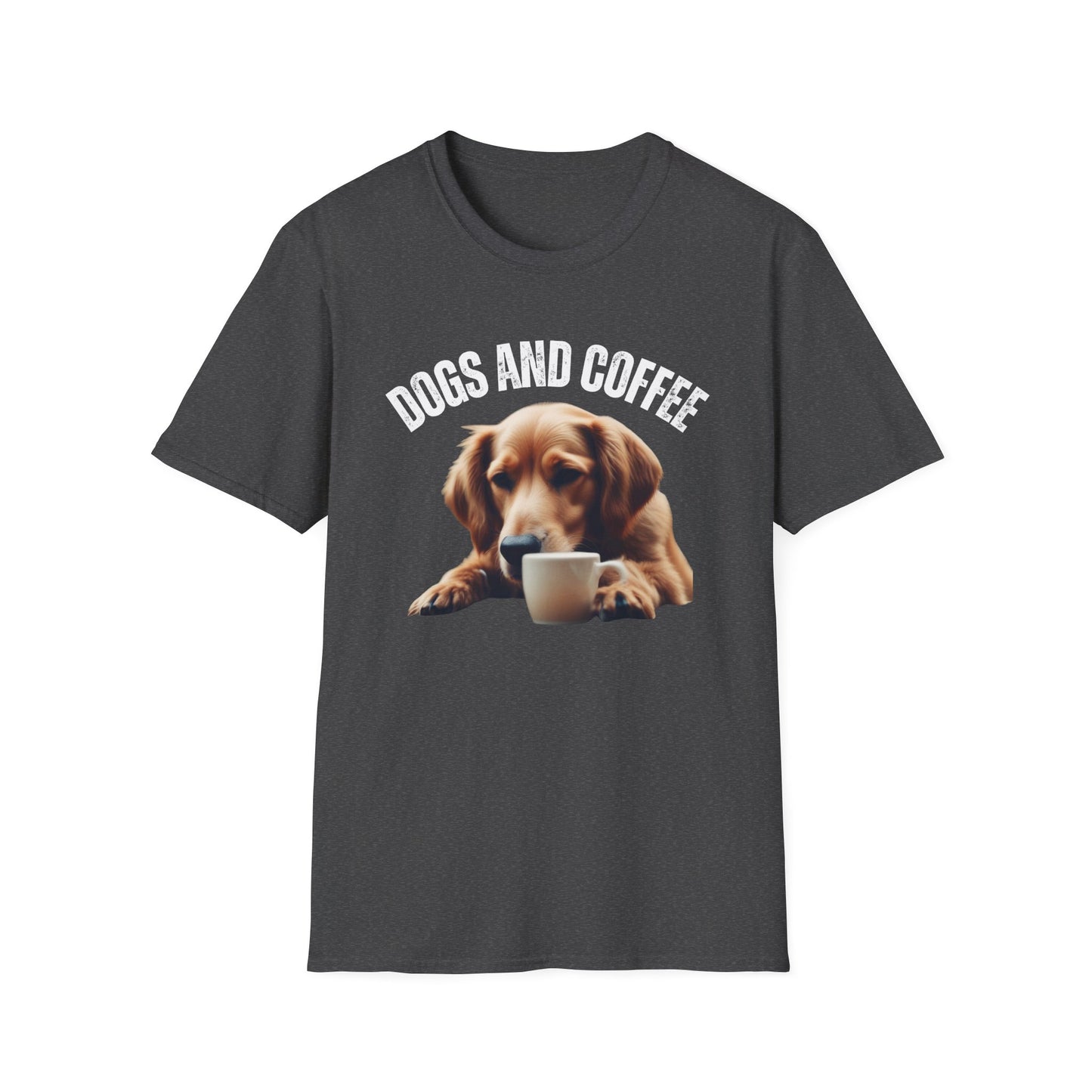 Dog Coffee Shirt Cute Dogs Drinking Coffee T-shirt for Golden Retriever Lover gifts for Golden Retriever T Shirts Cute Dog Shirts for Dog Mom gift