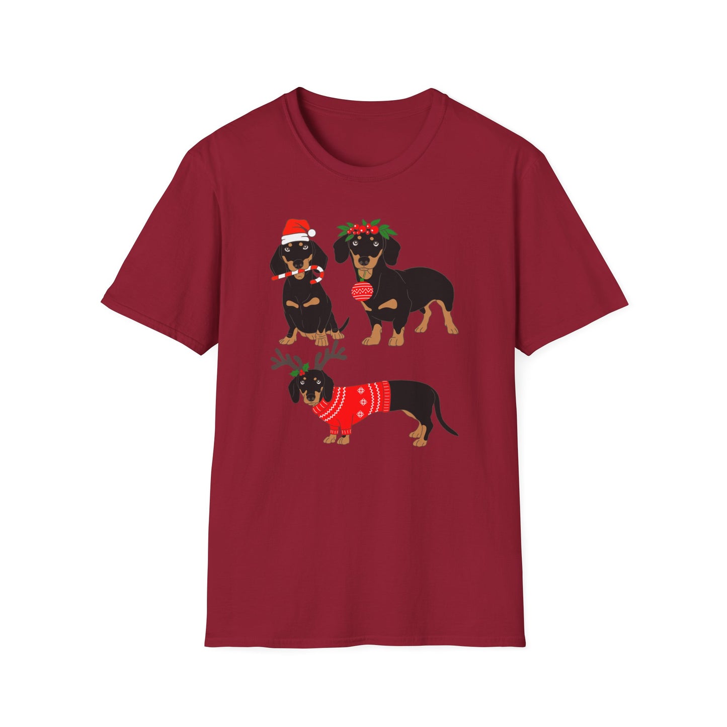 Dachshund Tshirt for Christmas present for Dog Lover gift for Dachshund Mom gifts Cute Weiner Dog Tshirt for Women's Christmas gifts