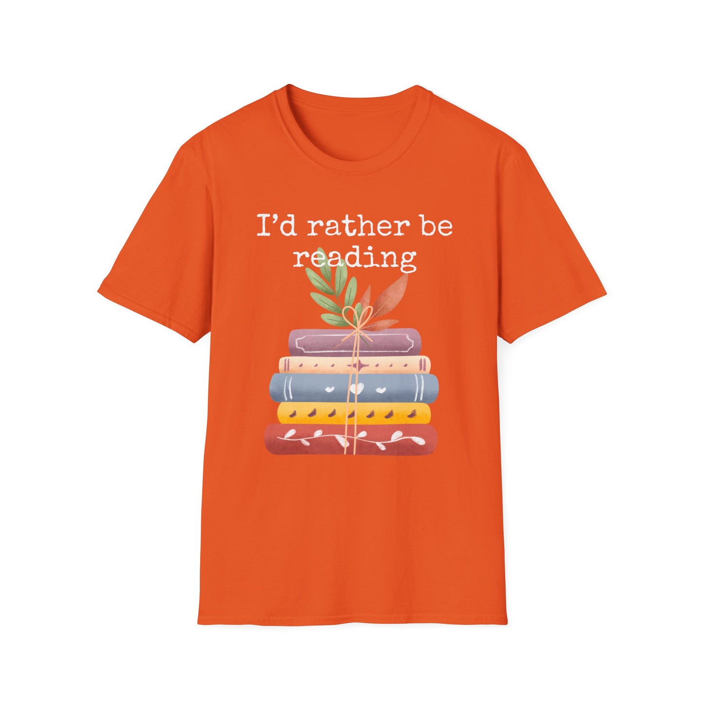 I'd Rather Be Reading T Shirt for Book Lover Tshirt for Reading Lover gift ideas for Christmas present for Bookworm Shirt for Nerd gifts