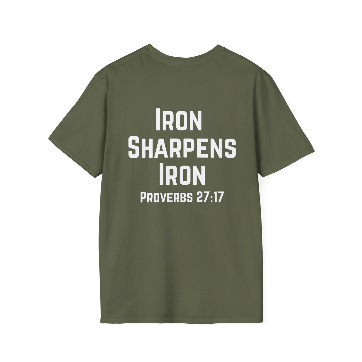 Christian Workout T-Shirt, Inspirational Bible Verse Fitness Tee, Religious Gym Apparel, Unisex Softstyle Shirt, Christian Athlete Clothing