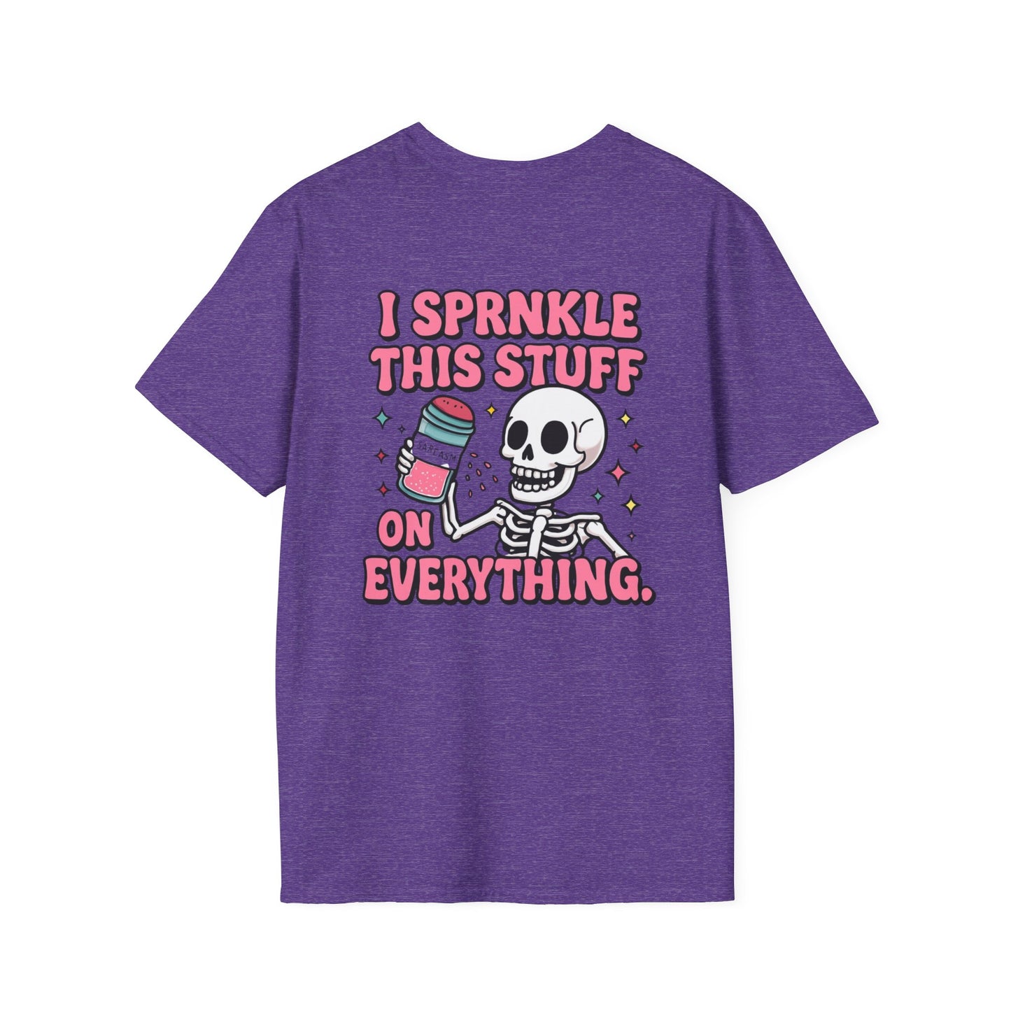Sarcasm Skeleton Tee, Funny Graphic Tee, Humorous Shirt Gift, Softstyle T-Shirt Unisex, Sarcastic Clothing