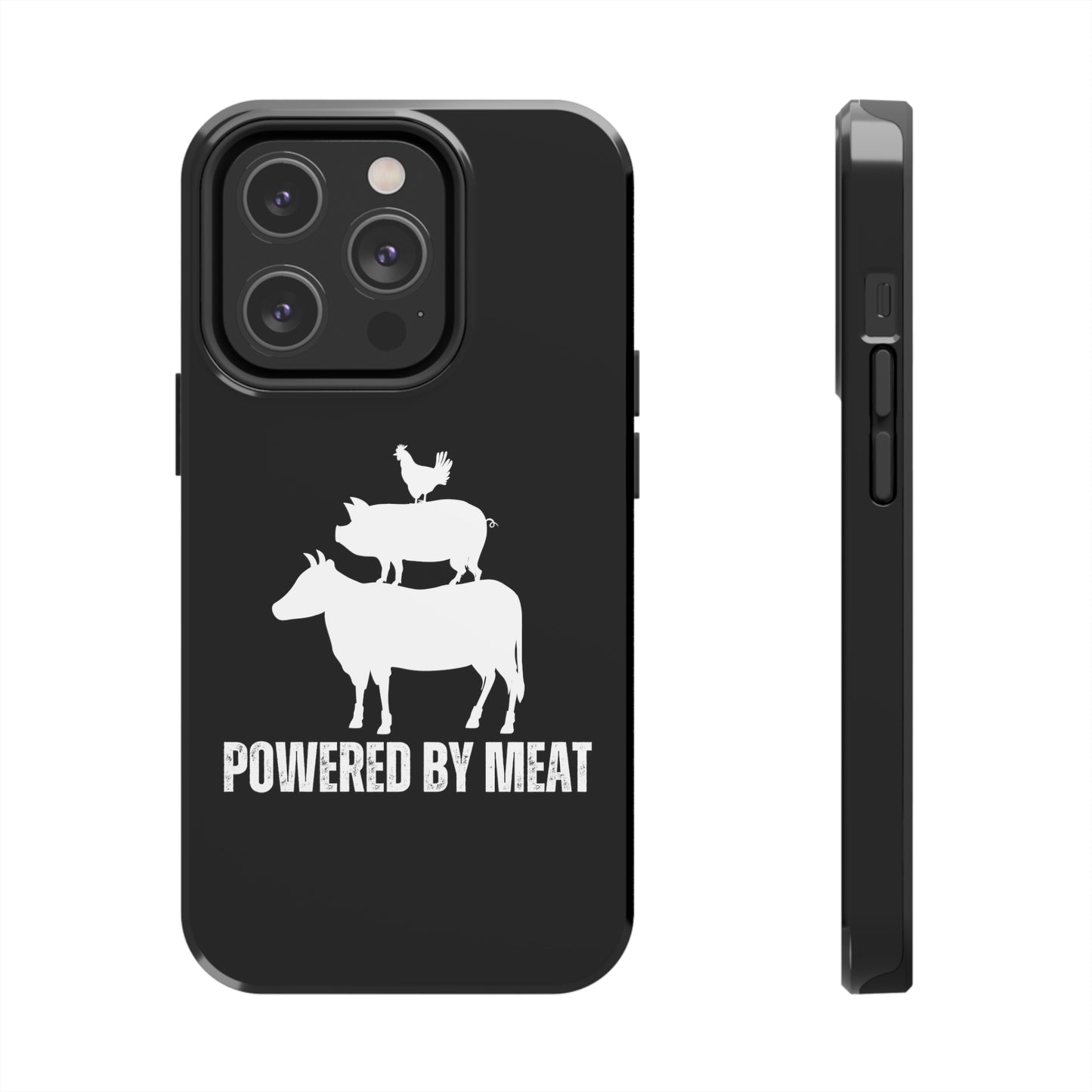 Carnivore Phone Case Powered By Meat Funny Phone case for Carnivore gift for Lion Lover gift for him or her