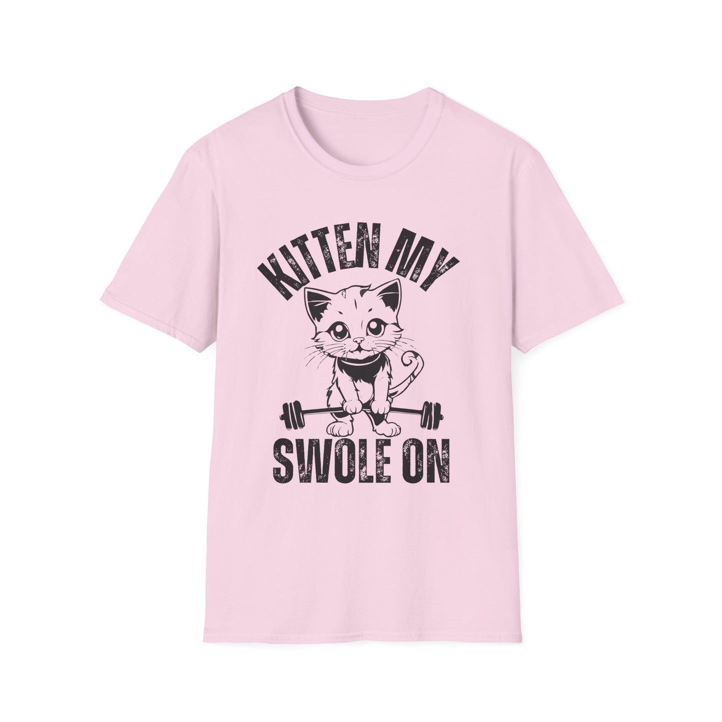 Kitten My Swole On T-shirt Cute Cat Gym Shirt for Cat Lover gift for Gym Top, Kitten My Swole On T-shirt Funny cats lifting weights