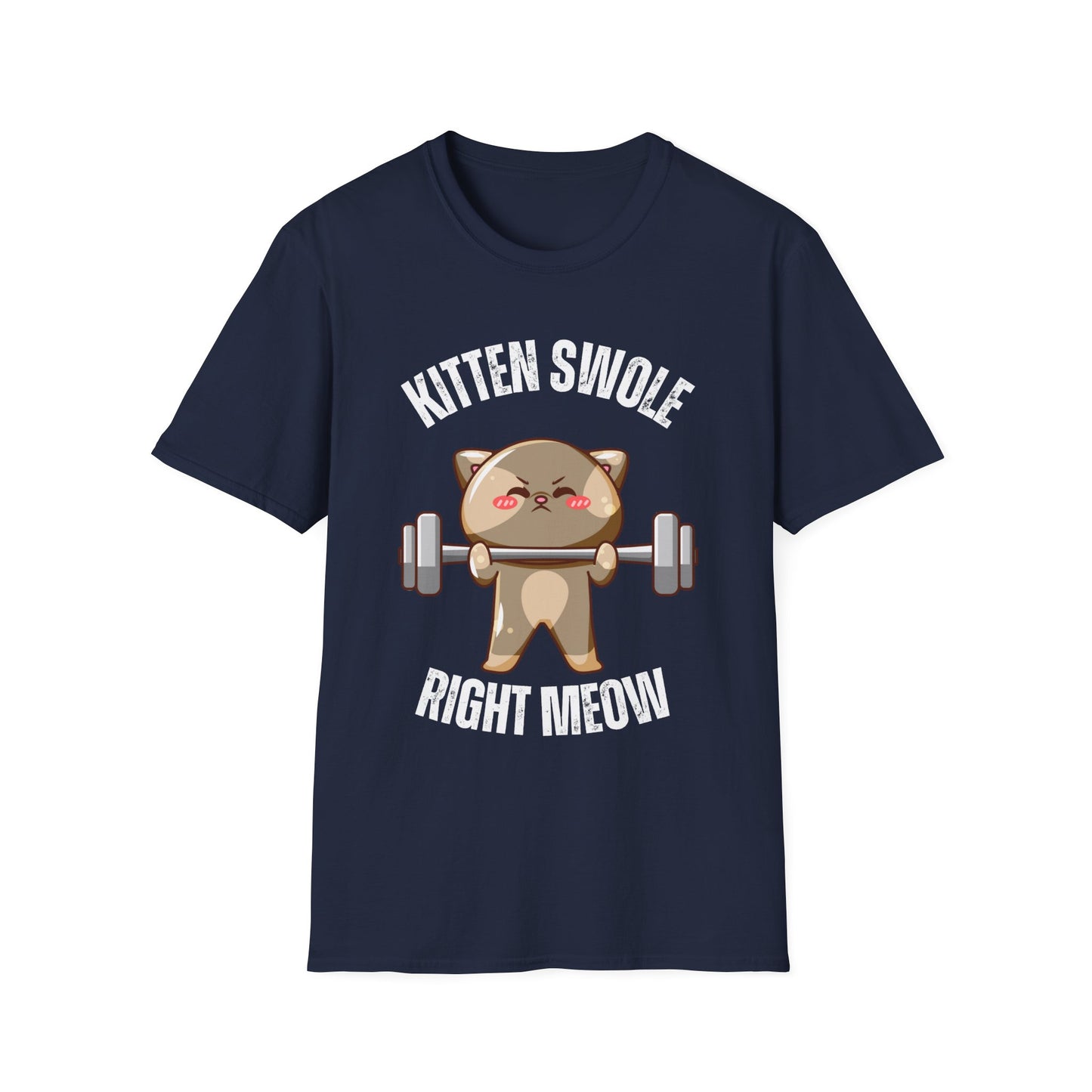 Funny Workout T-Shirt for Cat Lover gift for Gym Lover T Shirt, Funny Cat Shirt for Fitness Lover gift for Cat Lovers KITTEN Swole