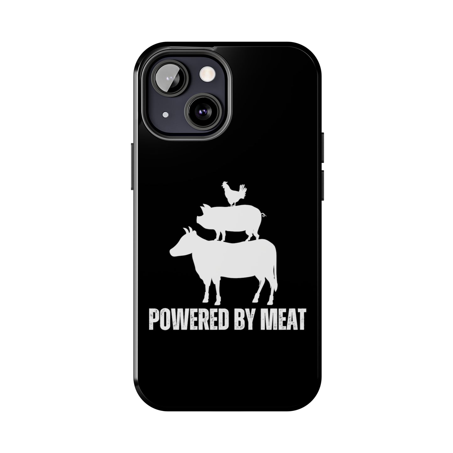 Carnivore Phone Case Powered By Meat Funny Phone case for Carnivore gift for Lion Lover gift for him or her