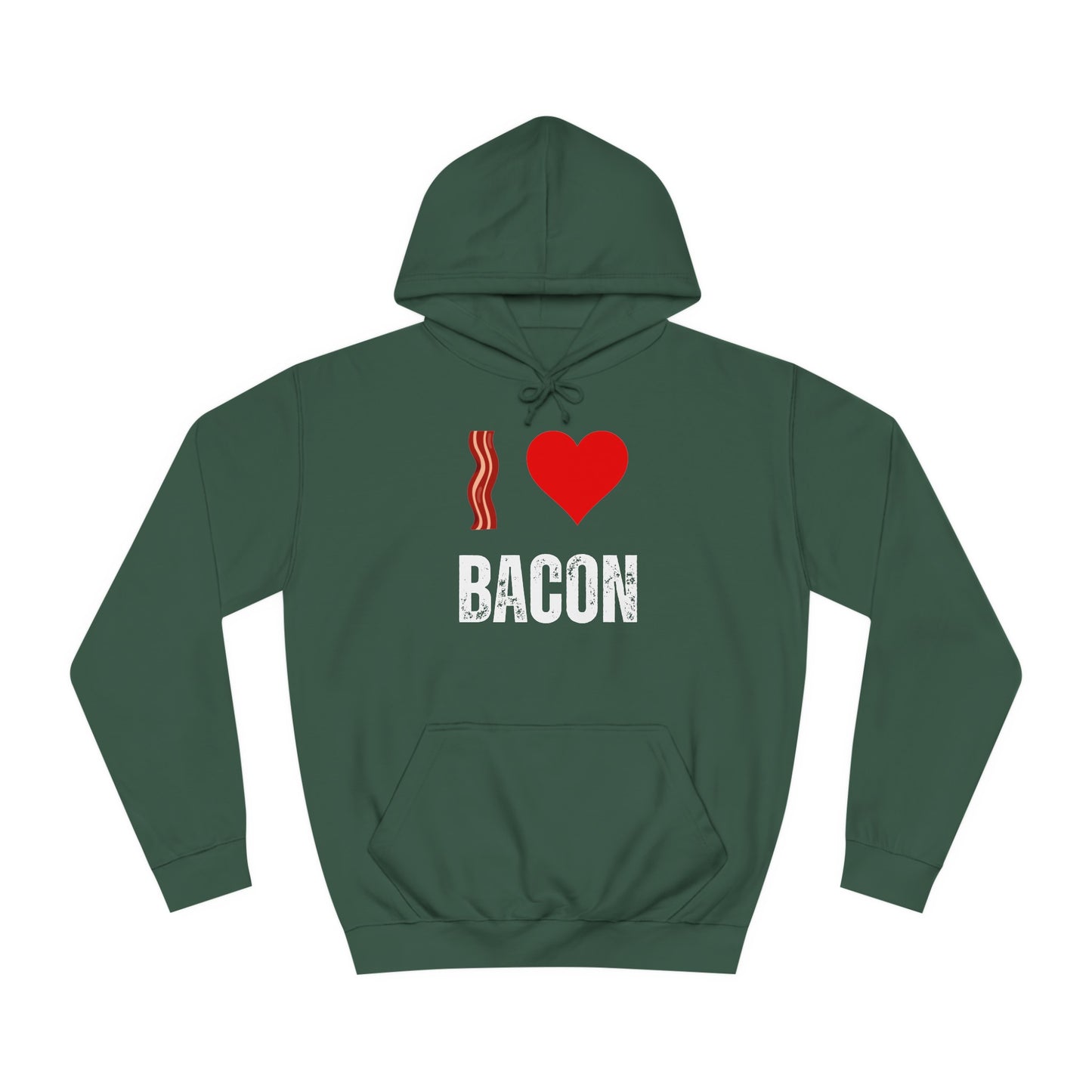 I Love Bacon Hoodie for Meat Lover gift for Him gifts Breakfast Lover Sweatshirt I Heart Bacon Hoodie