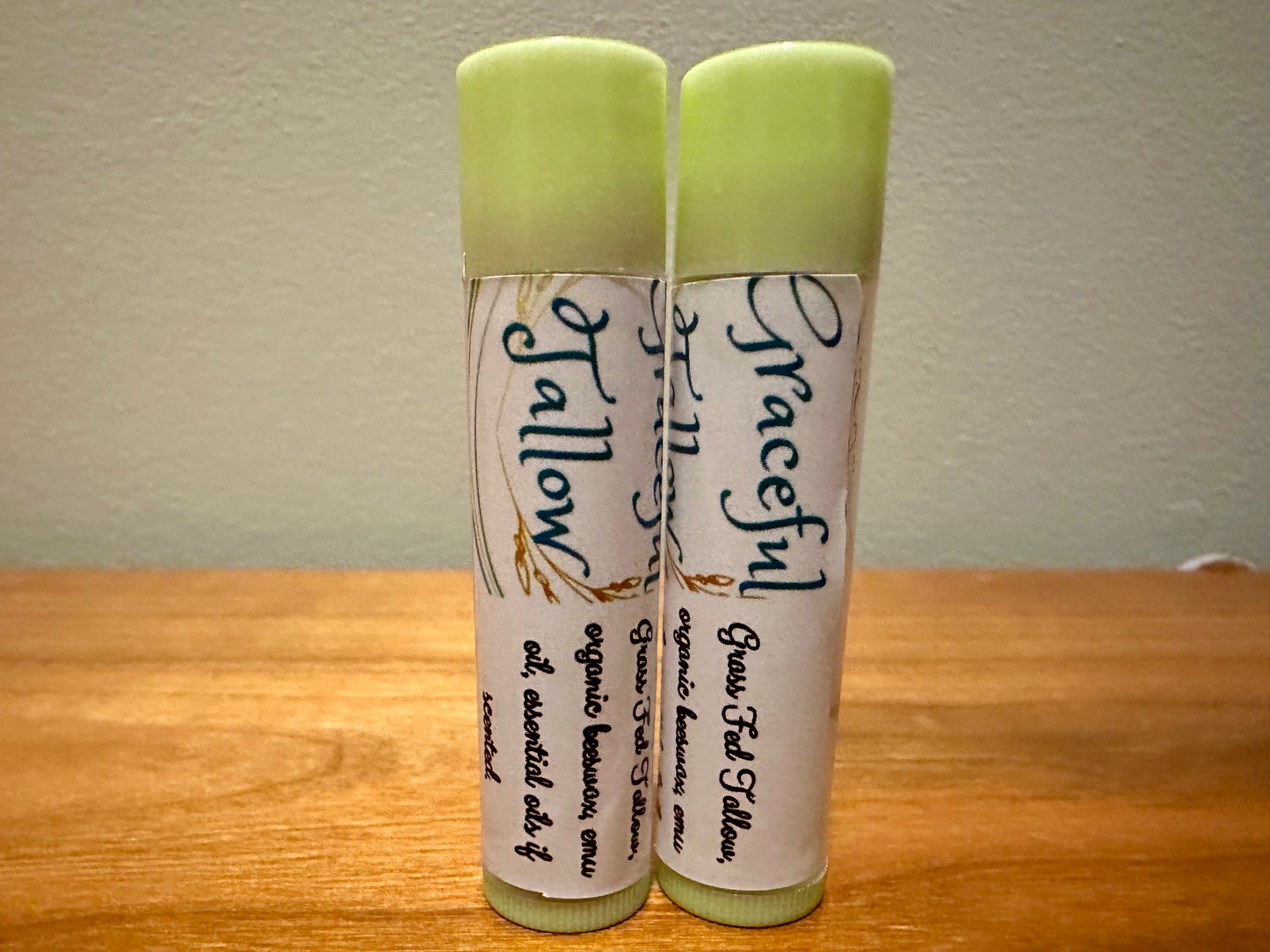 Tallow Lip Balm with Emu Oil & Grass Fed Beef Tallow Pink Lip Balms for Carnivore gift Extra Moisturizing All Natural Skincare for gifts Mom