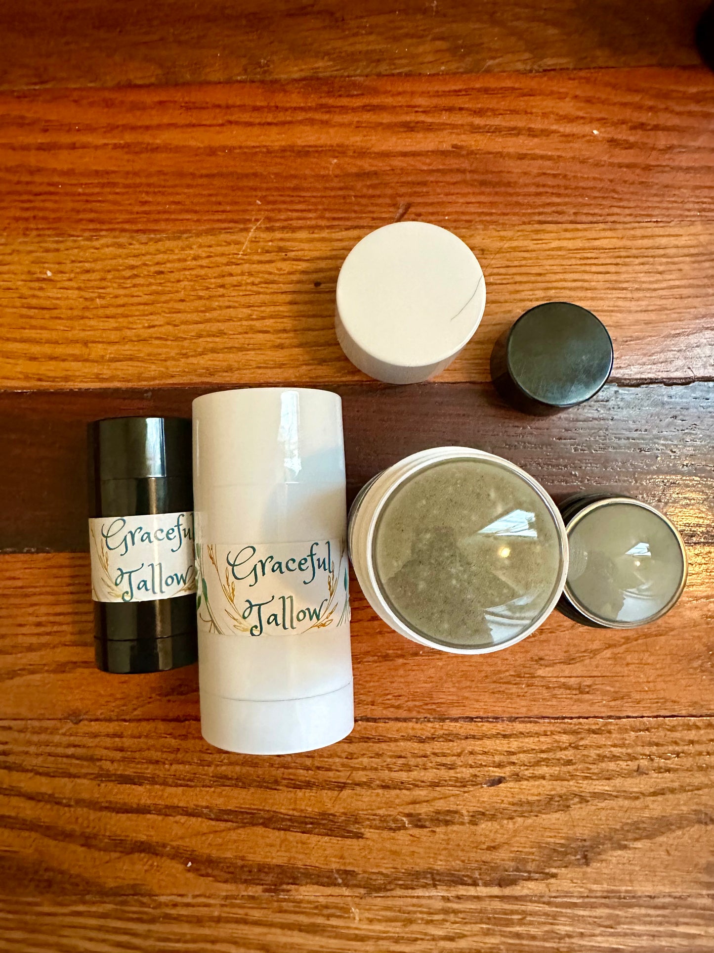 Tallow Deodorant Nontoxic Grass Fed Beef Tallow Deodorants Baking Soda Free Bentonite Clay All Natural Skincare Mom gift Carnivore