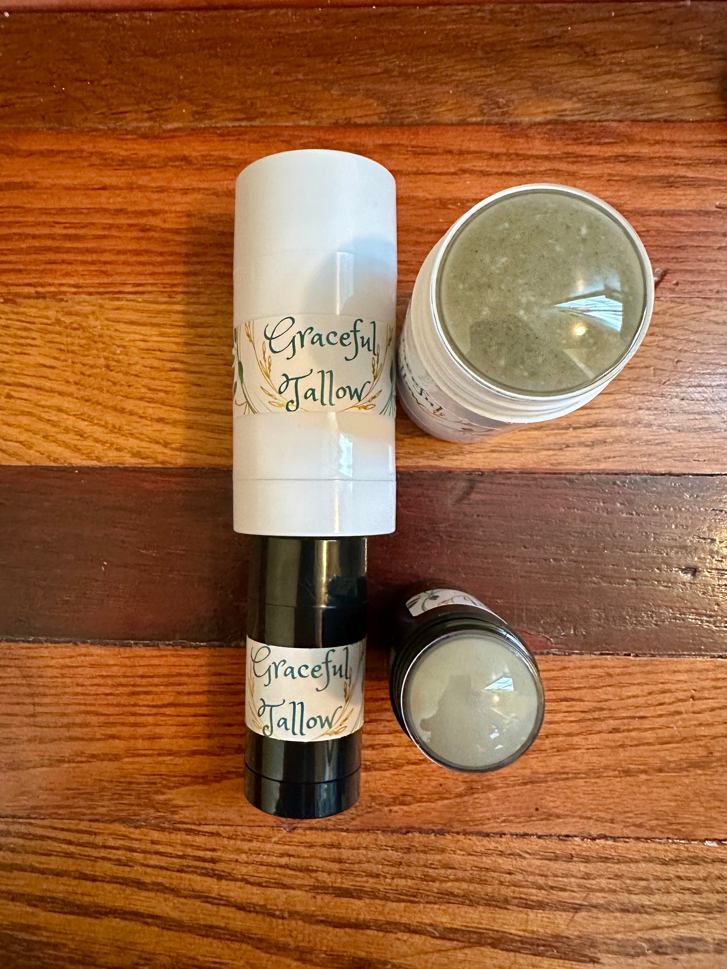 Tallow Deodorant Nontoxic Grass Fed Beef Tallow Deodorants Baking Soda Free Bentonite Clay All Natural Skincare Mom gift Carnivore