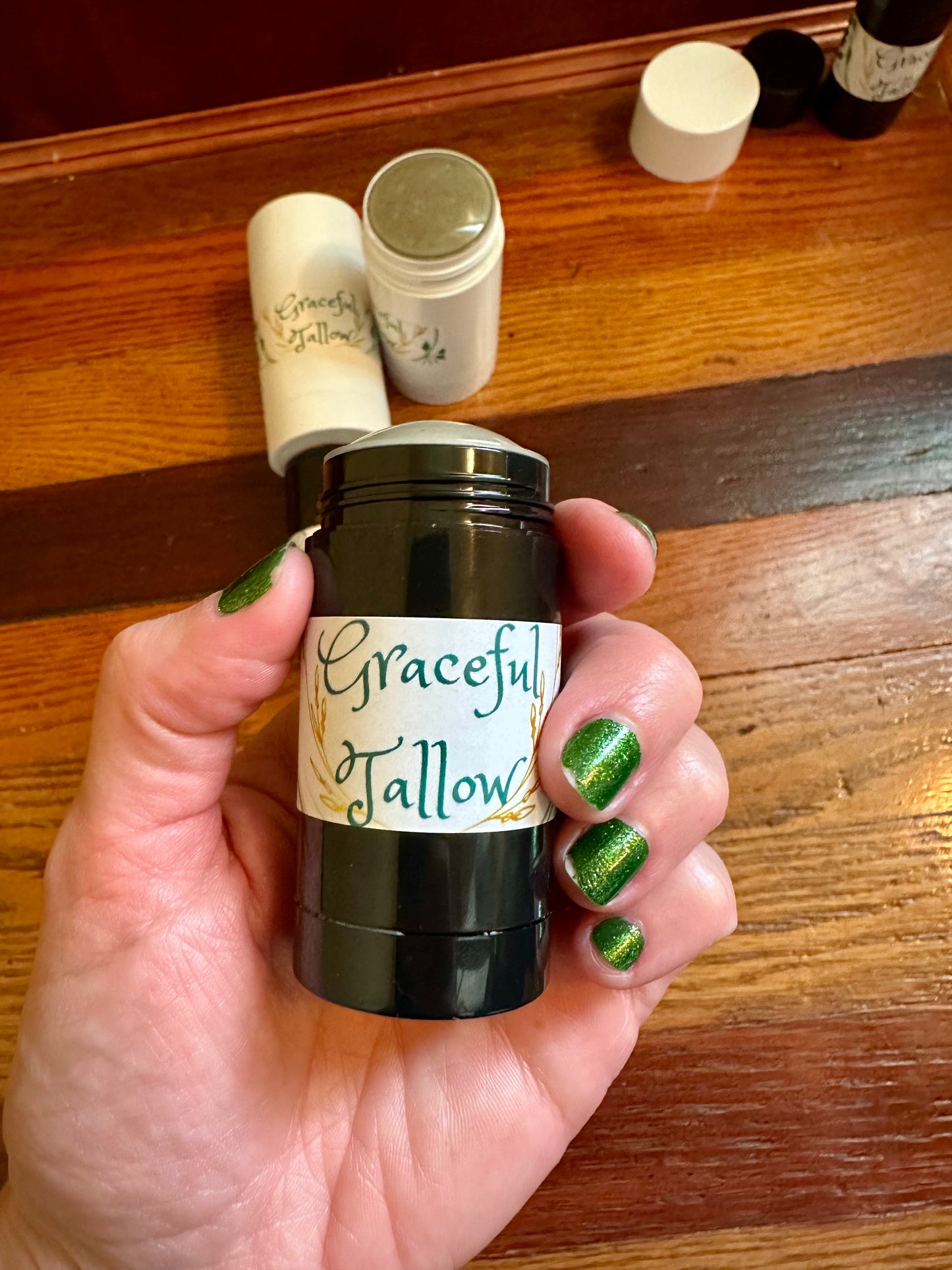 Tallow Deodorant Nontoxic Grass Fed Beef Tallow Deodorants Baking Soda Free Bentonite Clay All Natural Skincare Mom gift Carnivore