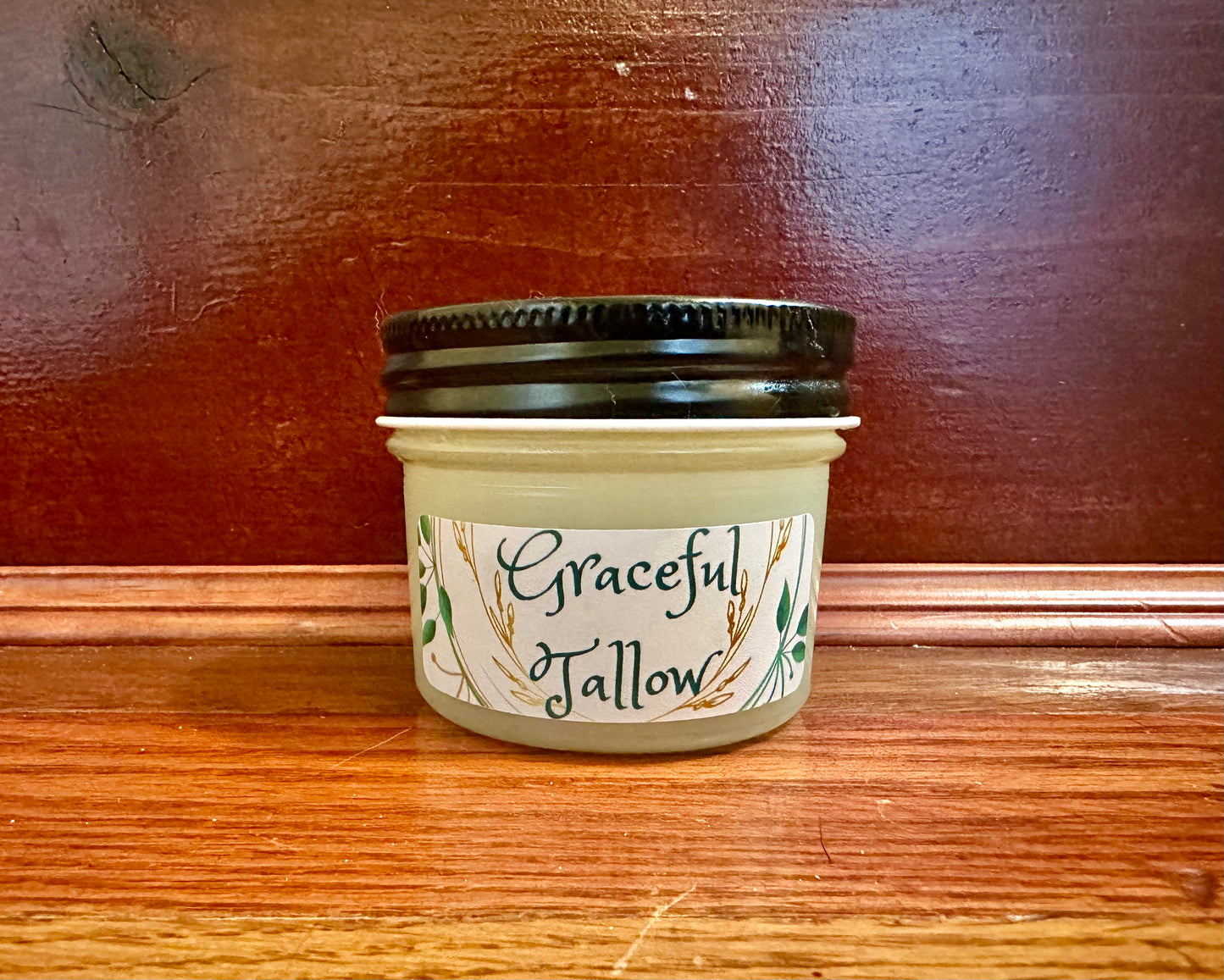 Tallow Leave In Conditioner / Deep Conditioning Hair Treatment Non Toxic Grass Fed Tallow Hair Growth Cream with Emu Oil