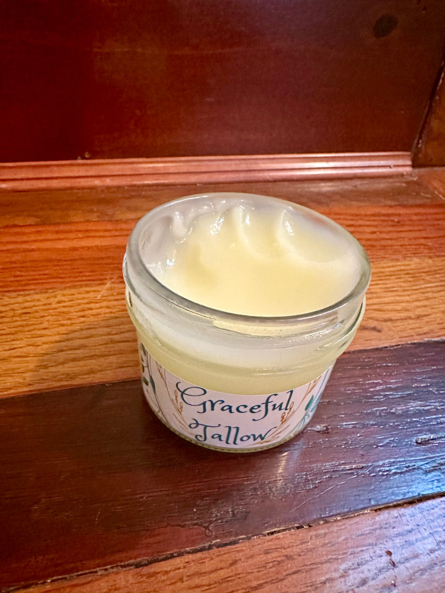 Tallow Leave In Conditioner / Deep Conditioning Hair Treatment Non Toxic Grass Fed Tallow Hair Growth Cream with Emu Oil