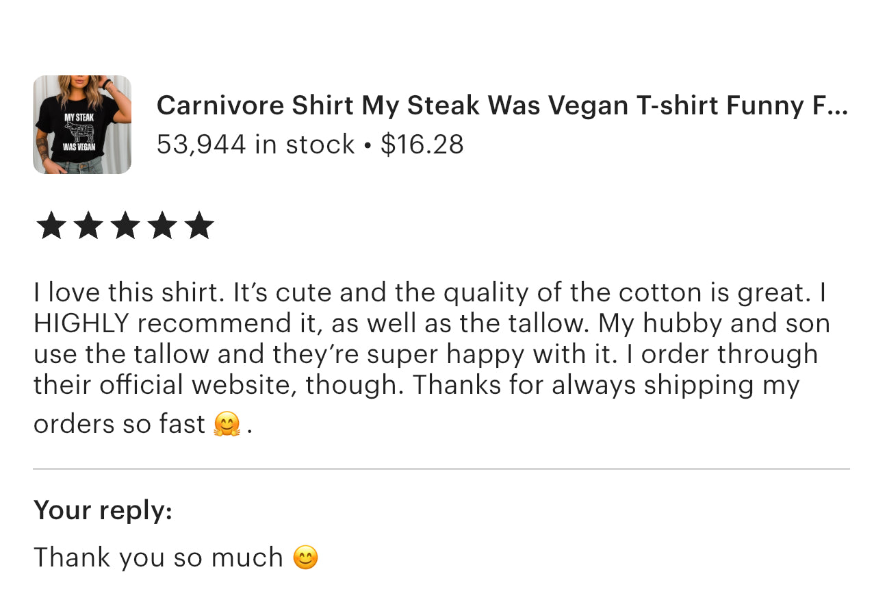 Funny T-shirt for Steak Lover gift for Meat Lover Shirt for Carnivore T Shirt My Steak Was Vegan Tee, Second Hand Vegan