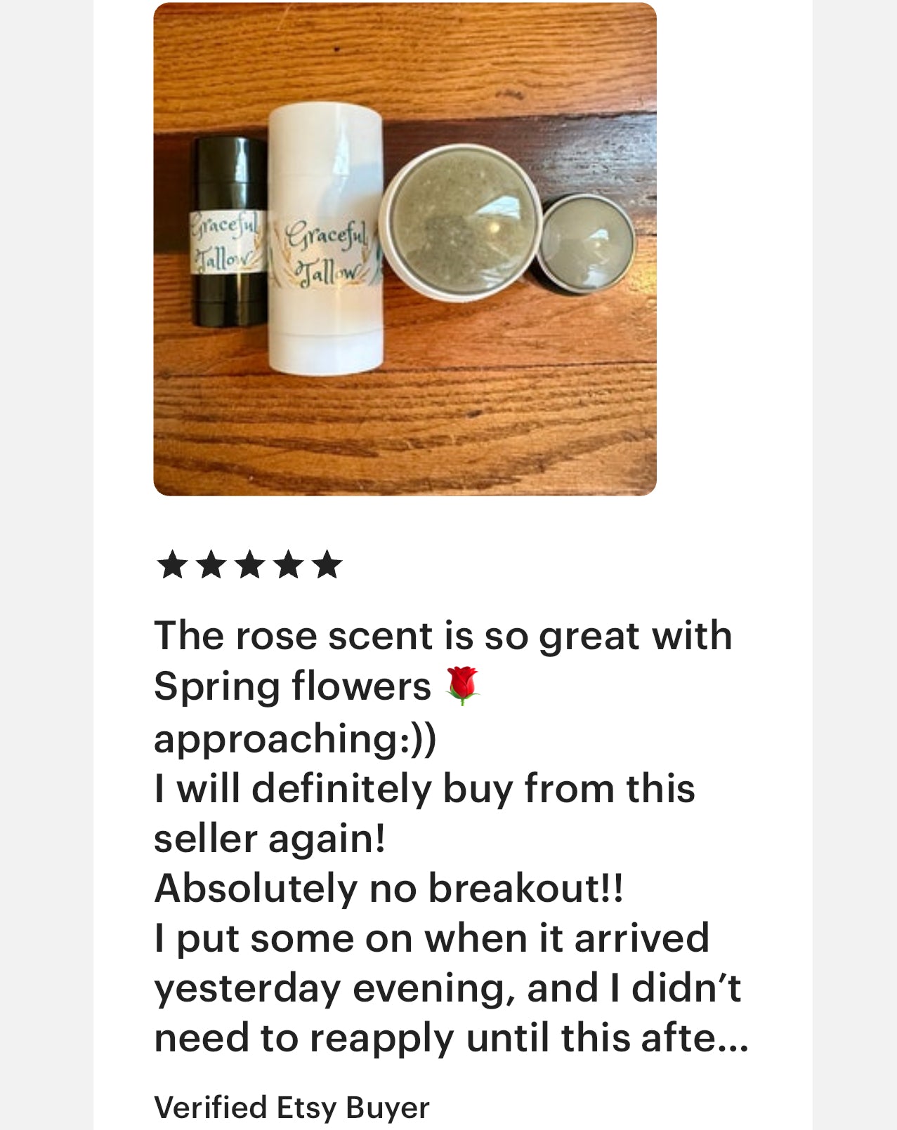 Tallow Deodorant Nontoxic Grass Fed Beef Tallow Deodorants Baking Soda Free Bentonite Clay All Natural Skincare Mom gift Carnivore