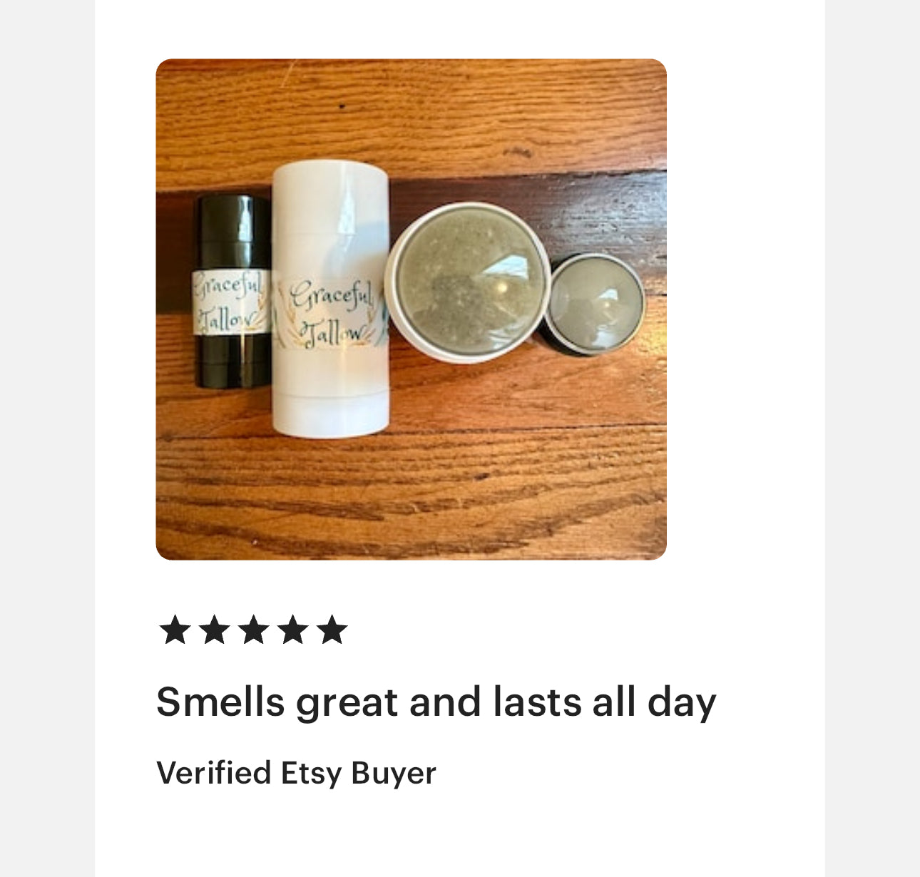 Tallow Deodorant Nontoxic Grass Fed Beef Tallow Deodorants Baking Soda Free Bentonite Clay All Natural Skincare Mom gift Carnivore