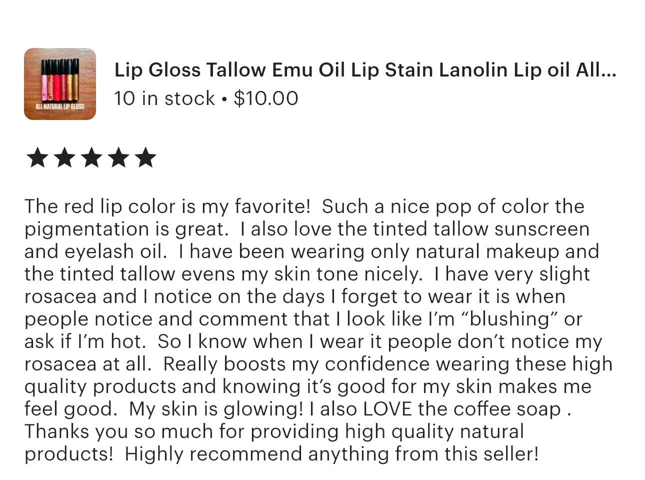 Lip Gloss Tallow Emu Oil Lip Stain Lanolin Lip oil All Natural Lip Balm Organic Makeup Clean Beauty Tallow Lip Stick Glossy Lip Stick