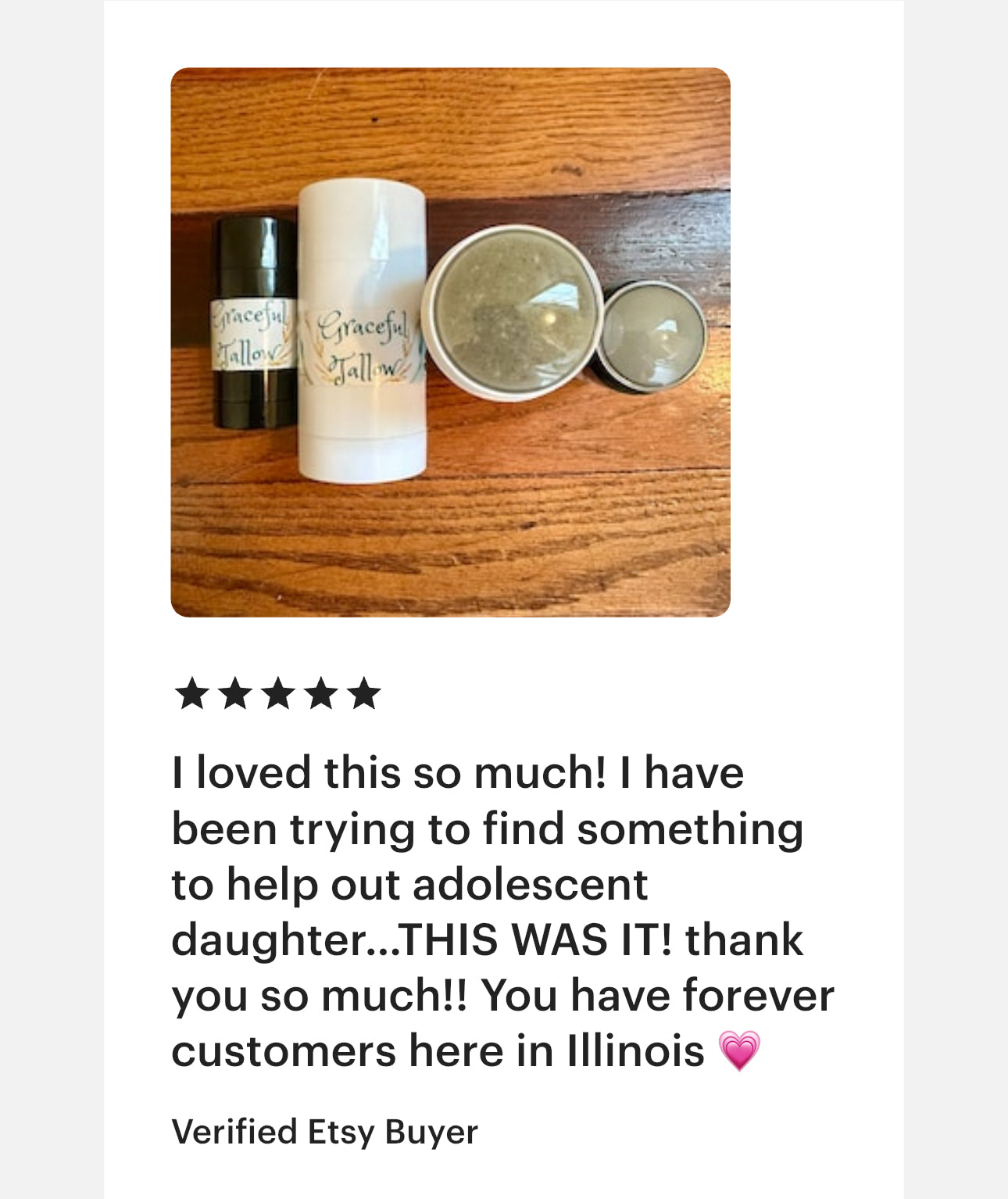 Tallow Deodorant Nontoxic Grass Fed Beef Tallow Deodorants Baking Soda Free Bentonite Clay All Natural Skincare Mom gift Carnivore