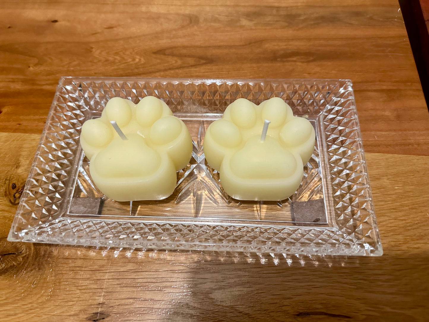 Handmade Beeswax & Tallow Candle for Carnivore gift for Her Essential Oil Natural Candle gifts PAW Shaped Candles!