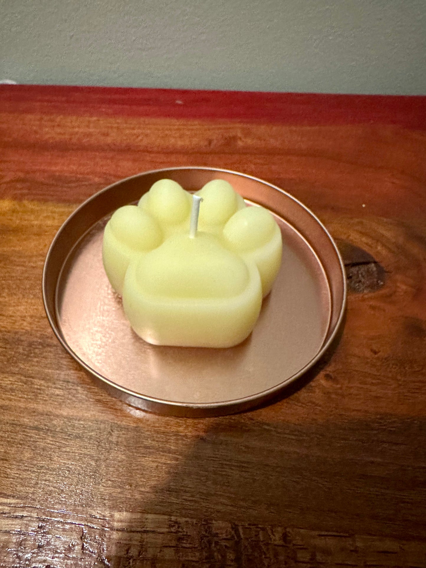 Handmade Beeswax & Tallow Candle for Carnivore gift for Her Essential Oil Natural Candle gifts PAW Shaped Candles!