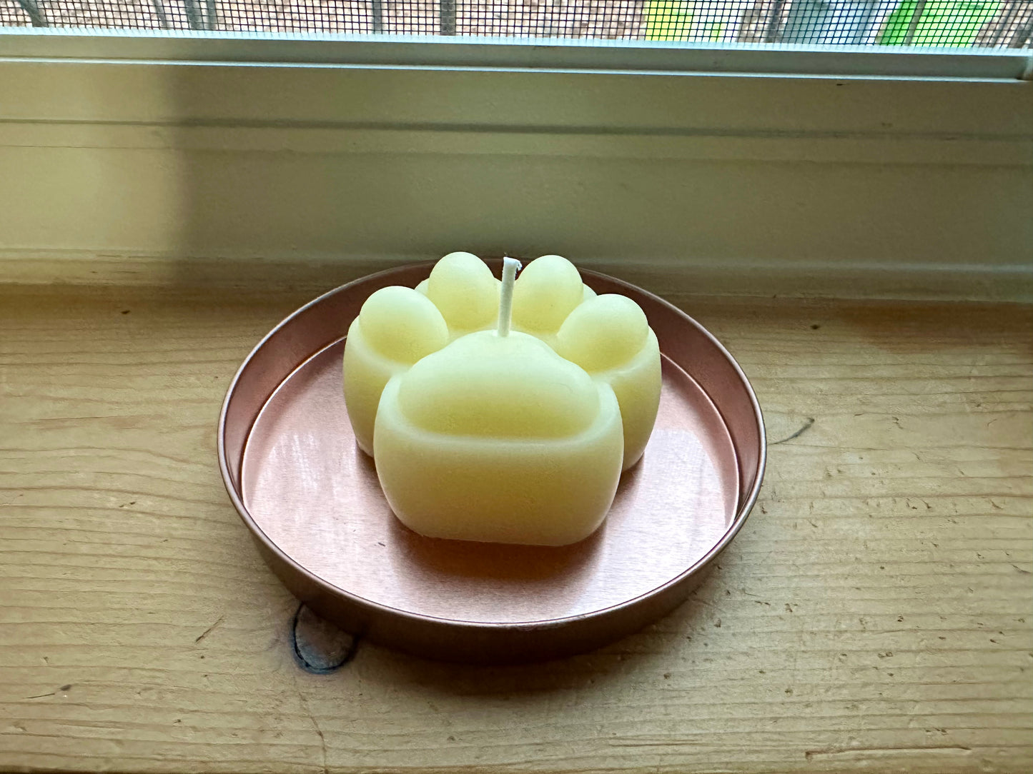 Handmade Beeswax & Tallow Candle for Carnivore gift for Her Essential Oil Natural Candle gifts PAW Shaped Candles!