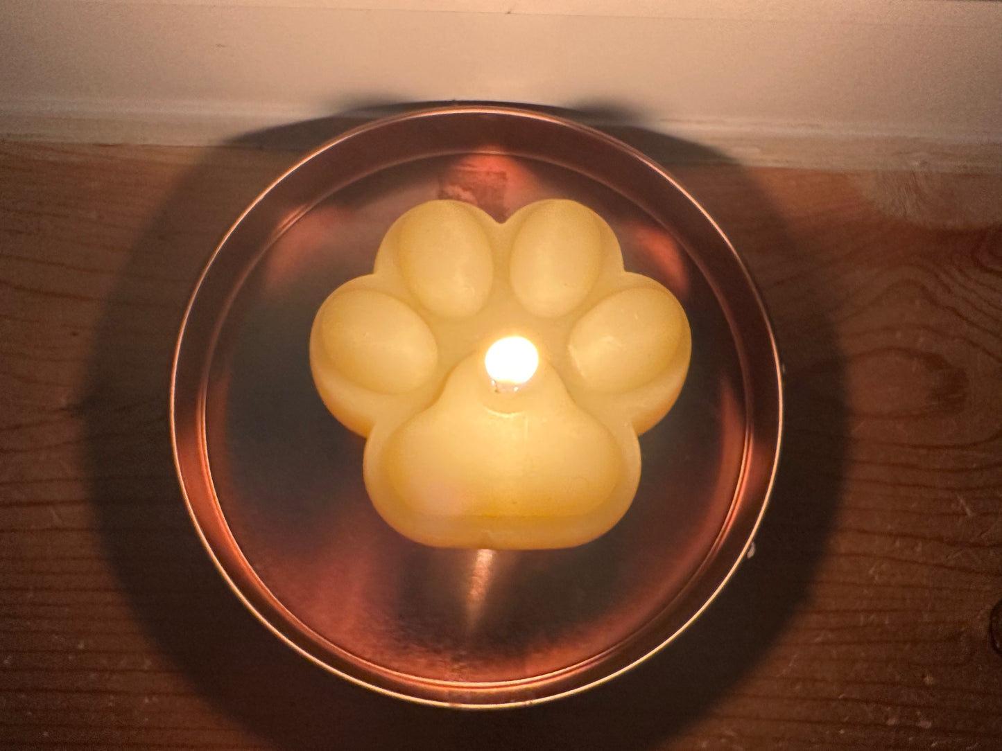Handmade Beeswax & Tallow Candle for Carnivore gift for Her Essential Oil Natural Candle gifts PAW Shaped Candles!