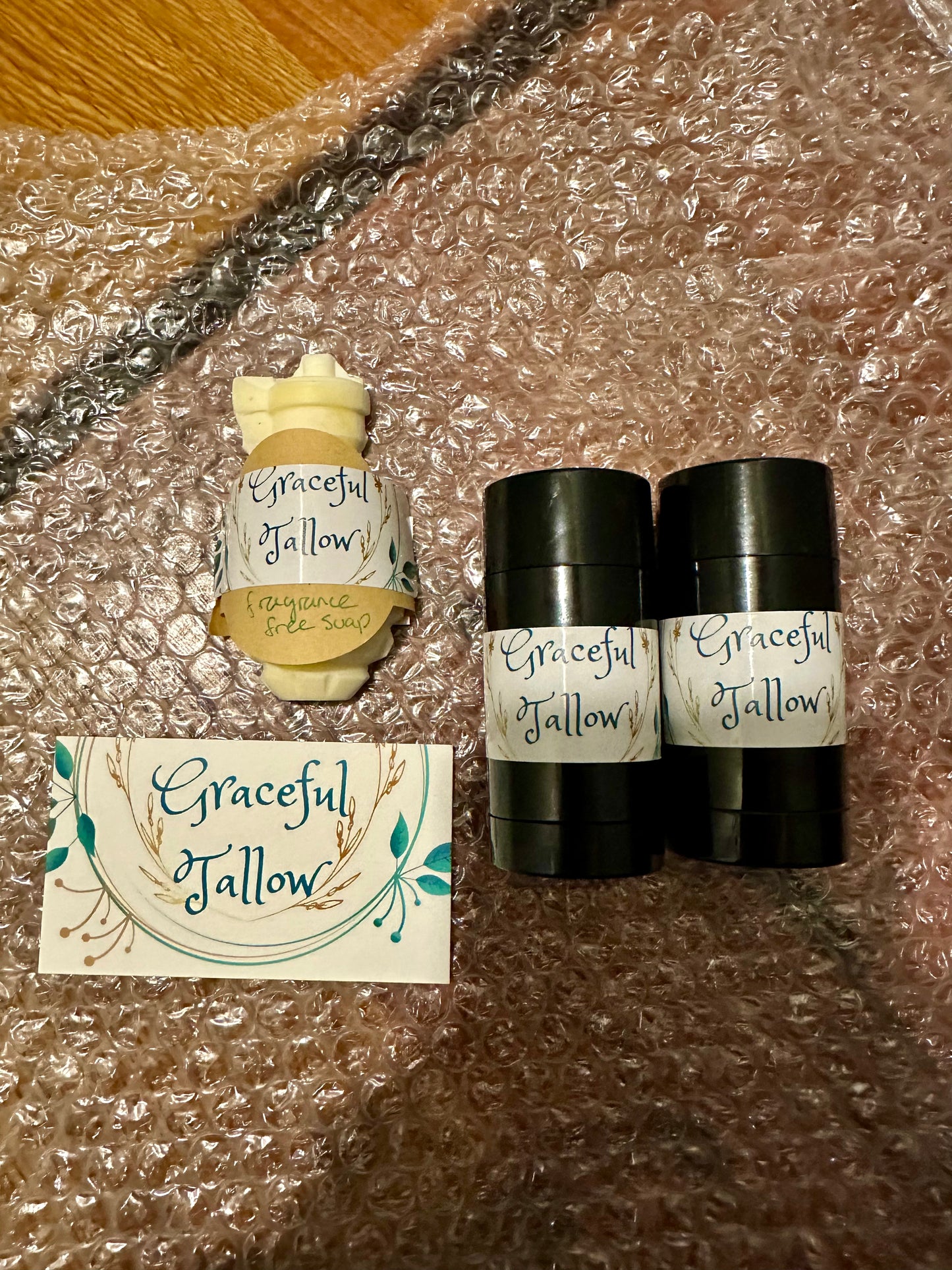 Tallow Moisturizing Stick Grass Fed Tallow Emu Body Balm Emu Salve Fragrance Free essential oil scents 30ML Sticks Emu Oil Moisturizer Cream