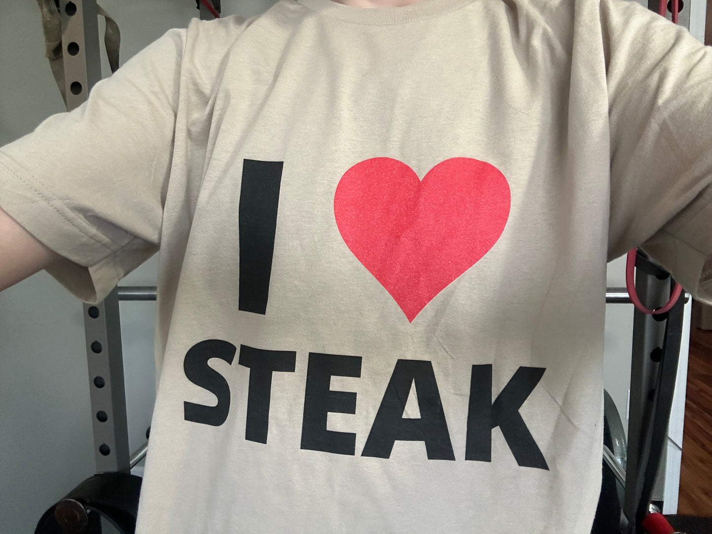 I Heart Steak T-shirt for Steak Lover Shirt for Meat Lover gift for Him for BBQ Lover gift for Grilling gift - BBQ Shirt