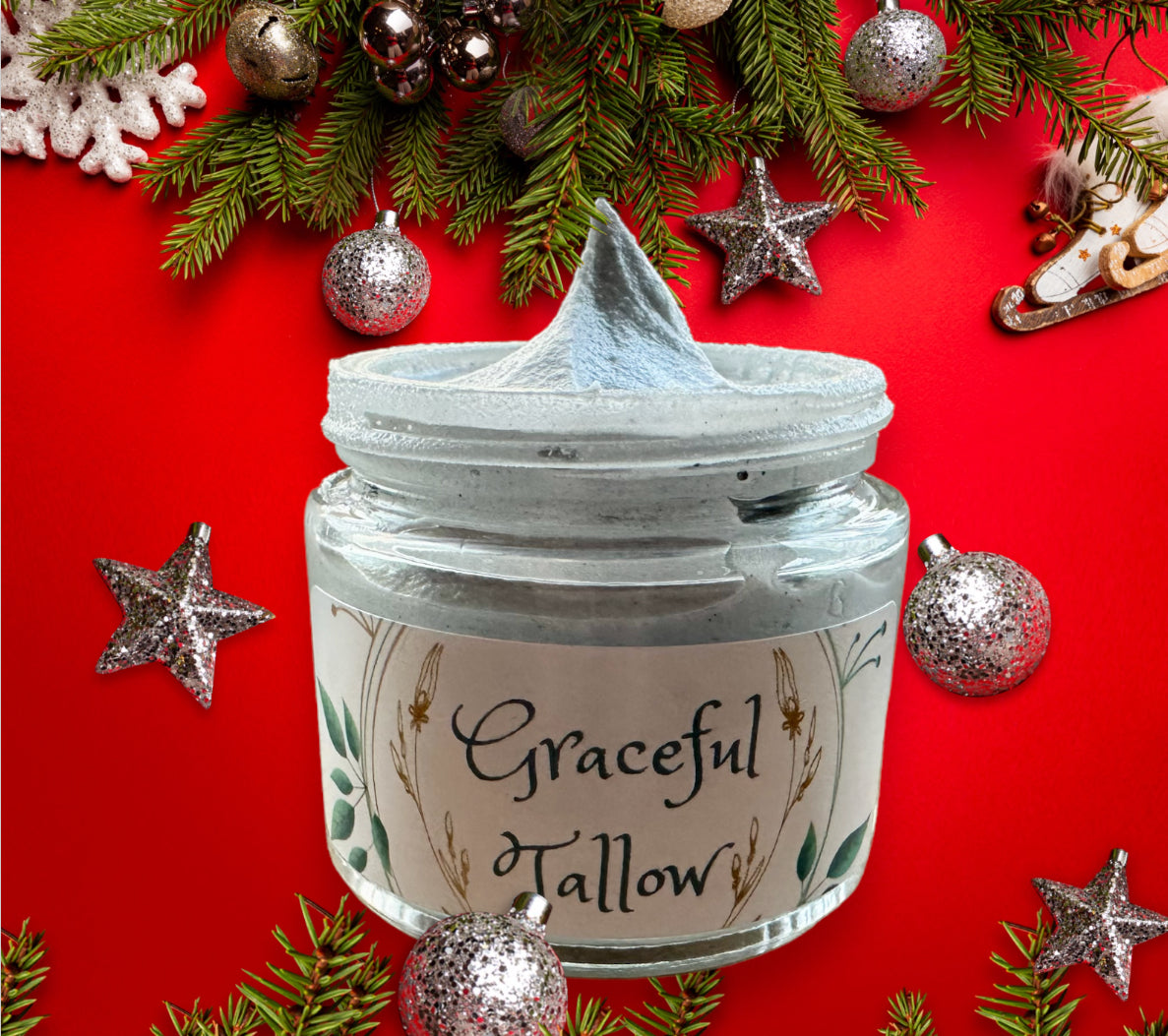 Activated Charcoal Moisturizer Grass Fed Tallow Face & Body Lotion / Eye Cream! Skin care gift Hydrating body butter Detox Lotions for Acne