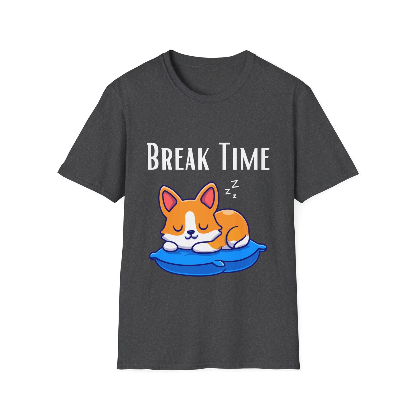 Cute Corgi T-shirt for Corgi Lover gifts Dog Lovers Shirt - Sleeping Corgi - Tired Dog Mom T shirt - Break Time T-shirts