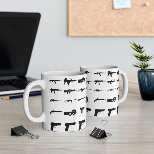 Gun Lovers Mug Gift for Husband for Anniversary Gun Lover Mug for boyfriend gift for him gifts for Birthday Gun Coffee Mug 11oz