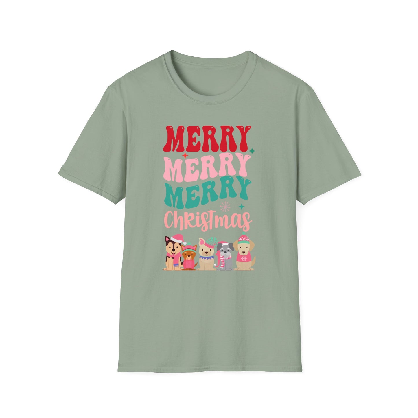 Retro Dog Shirt for Christmas gift for Dog Lover Tshirt Funny Christmas Dog T-shirts Cute Christmas tee Shirts for Dog Mom Tees
